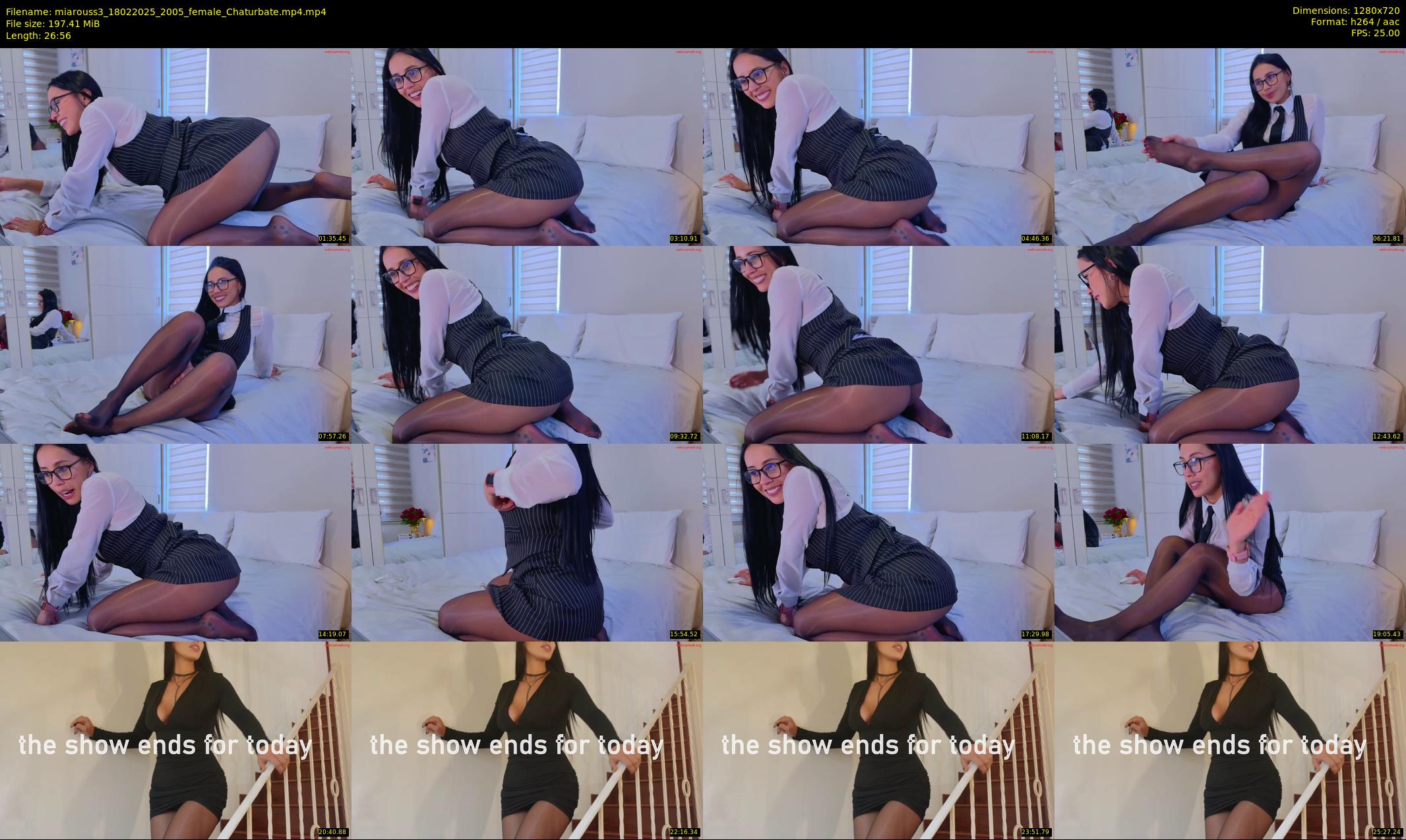 miarouss3 — 27 minute Chaturbate female cam show recording, 720p, Feb 18, 2025