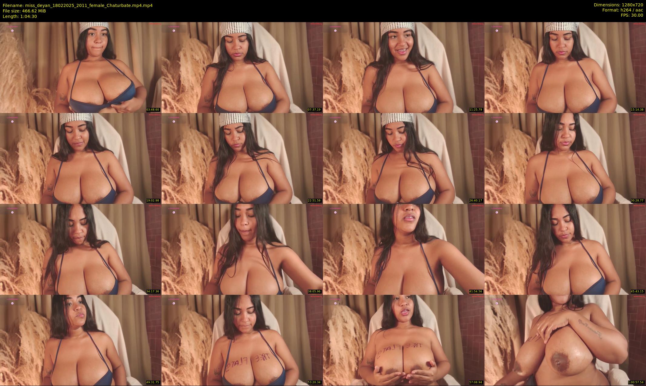 miss_deyan — 65 minute Chaturbate female cam show recording, 720p, Feb 18, 2025