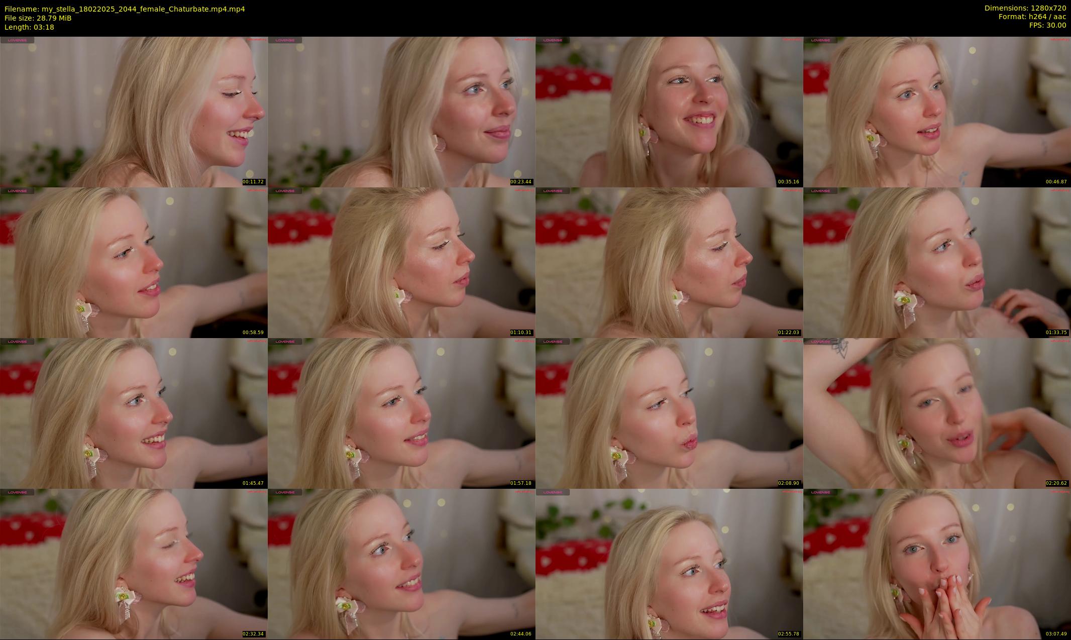 my_stella — 4 minute Chaturbate female cam show recording, 720p, Feb 18, 2025