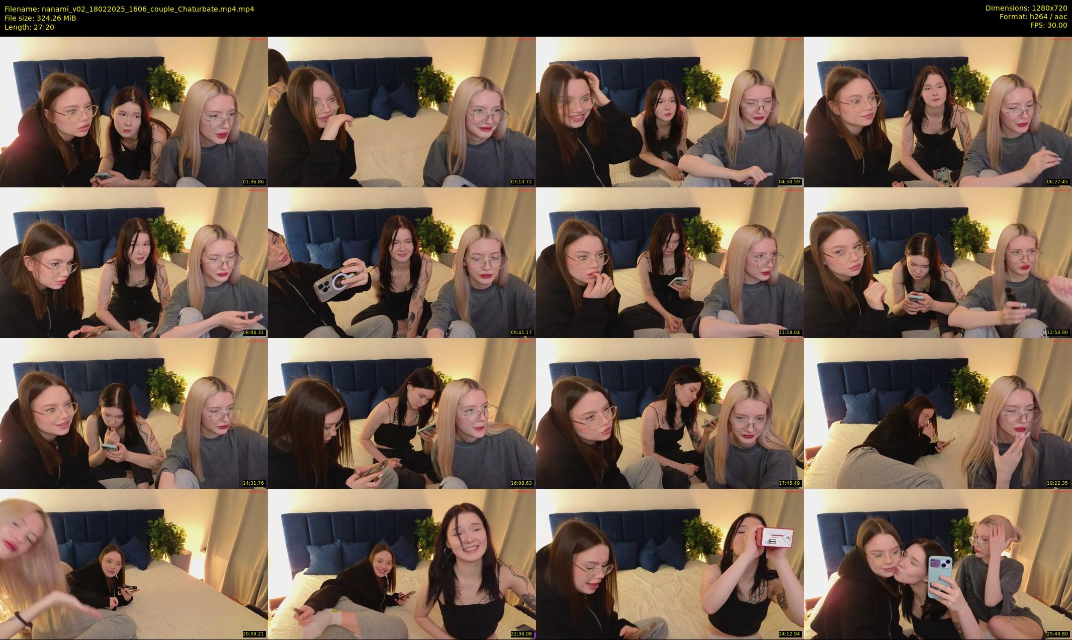 nanami_v02 — 28 minute Chaturbate couple cam show recording, 720p, Feb 18, 2025