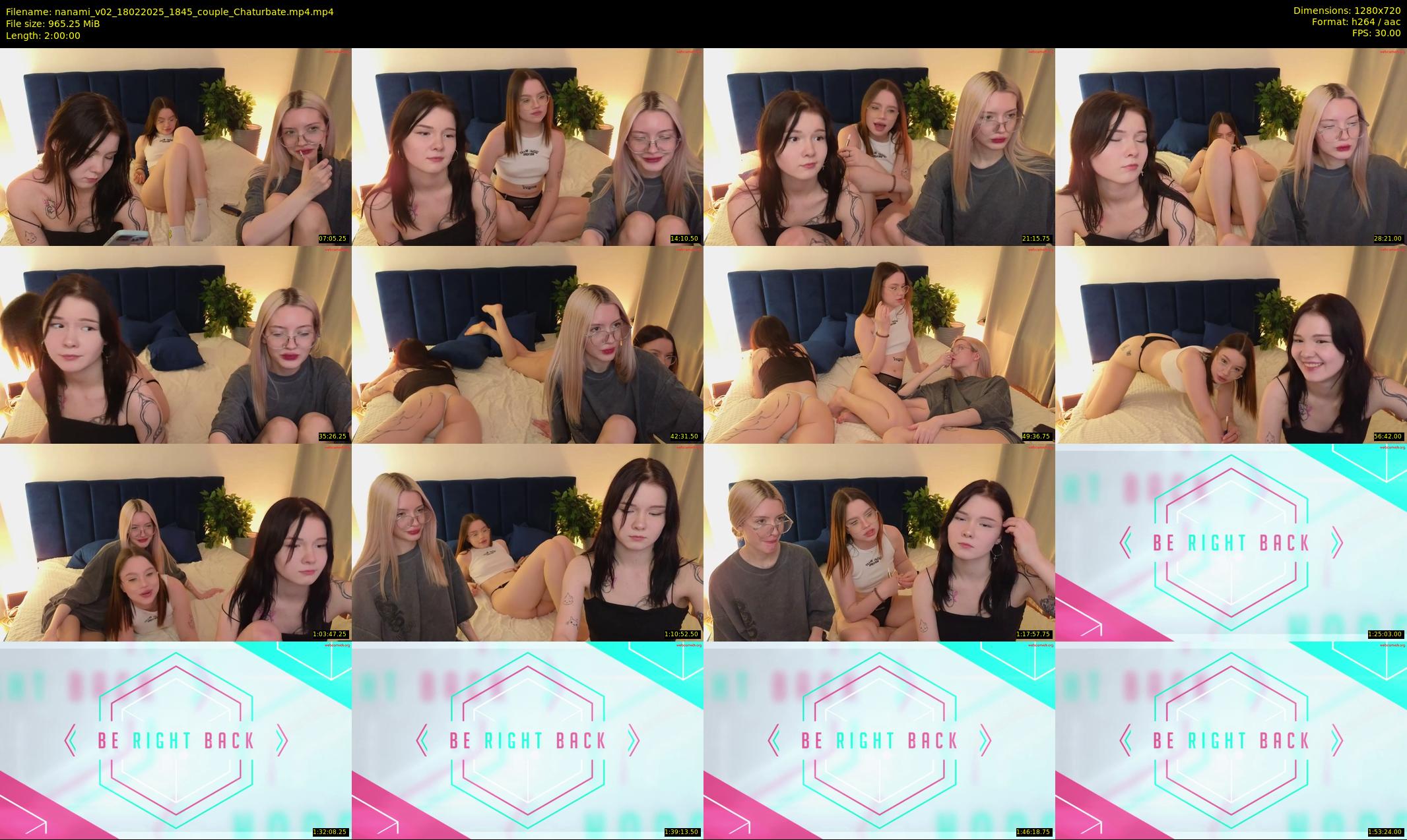 nanami_v02 — 120 minute Chaturbate couple cam show recording, 720p, Feb 18, 2025