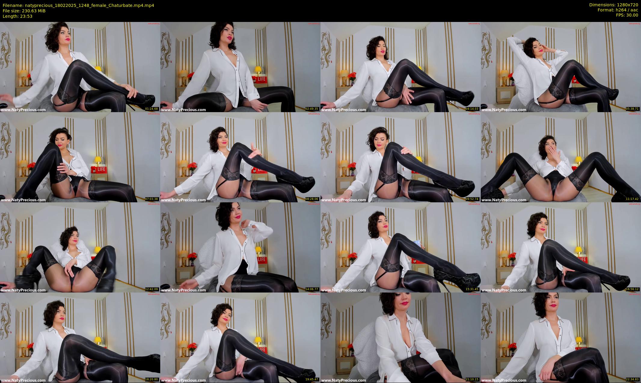 natyprecious — 24 minute Chaturbate female cam show recording, 720p, Feb 18, 2025