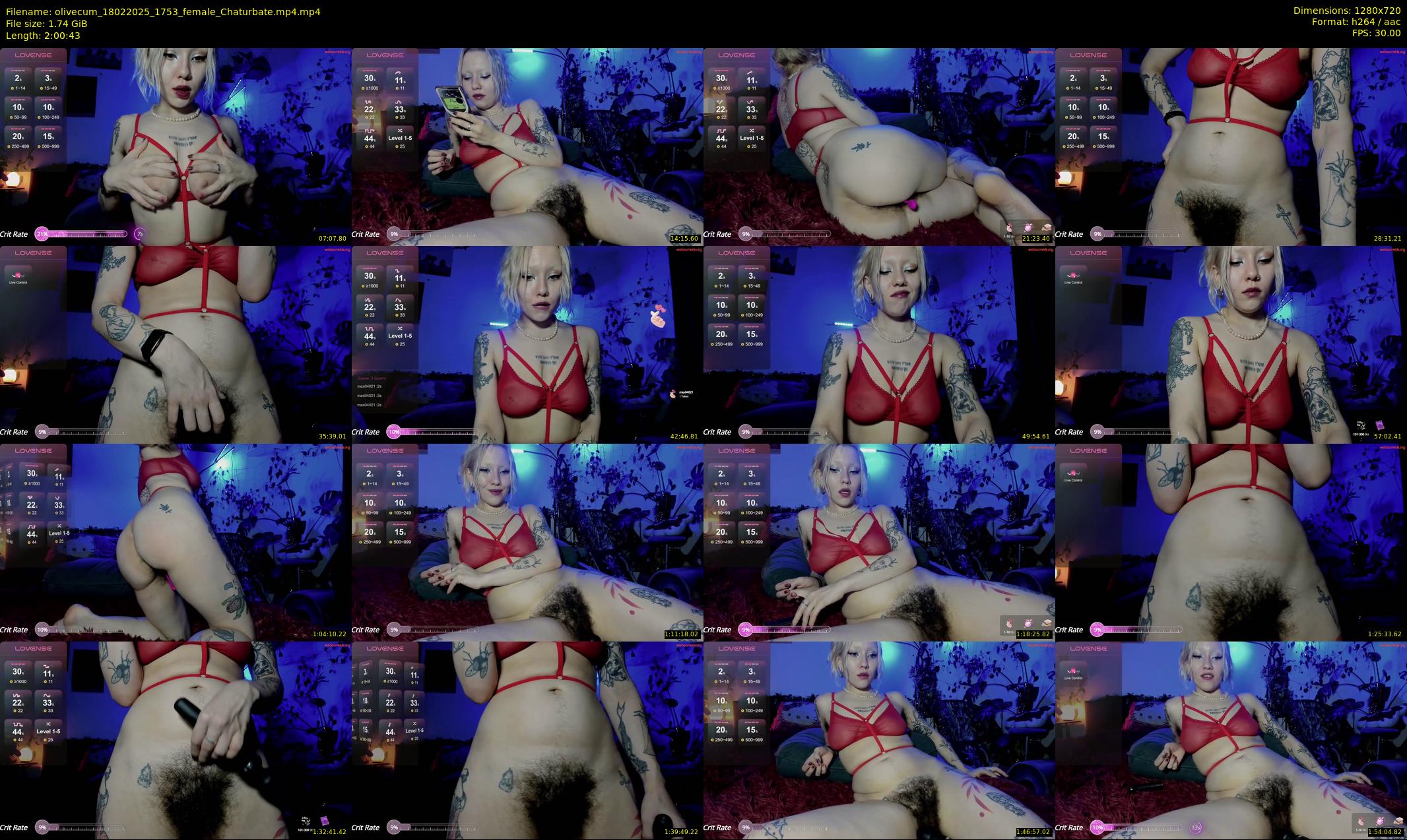 olivecum — 121 minute Chaturbate female cam show recording, 720p, Feb 18, 2025