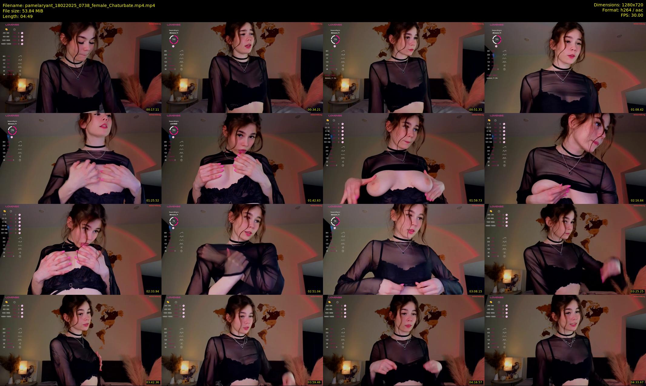 pamelaryant — 5 minute Chaturbate female cam show recording, 720p, Feb 18, 2025