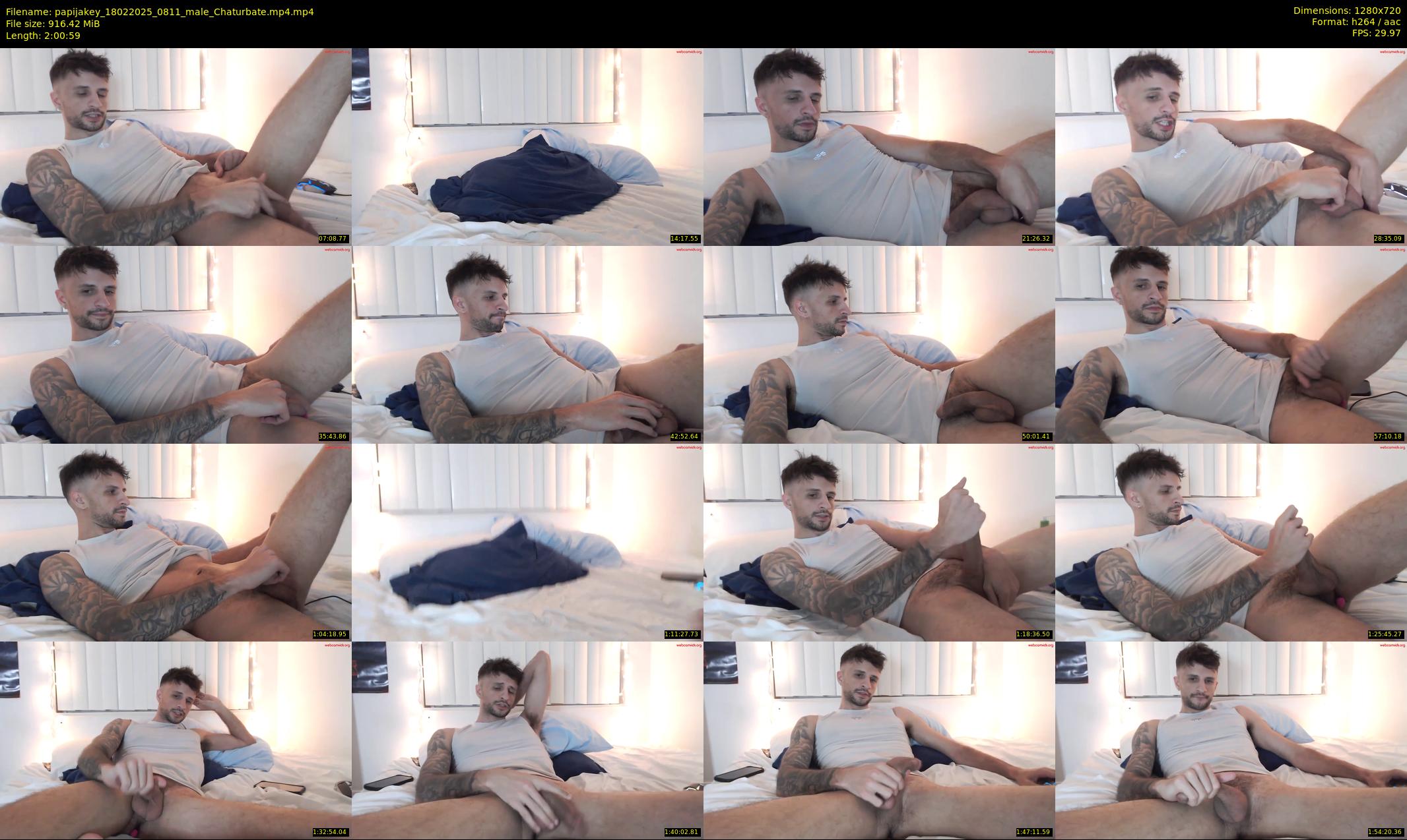 papijakey — 121 minute Chaturbate male cam show recording, 720p, Feb 18, 2025