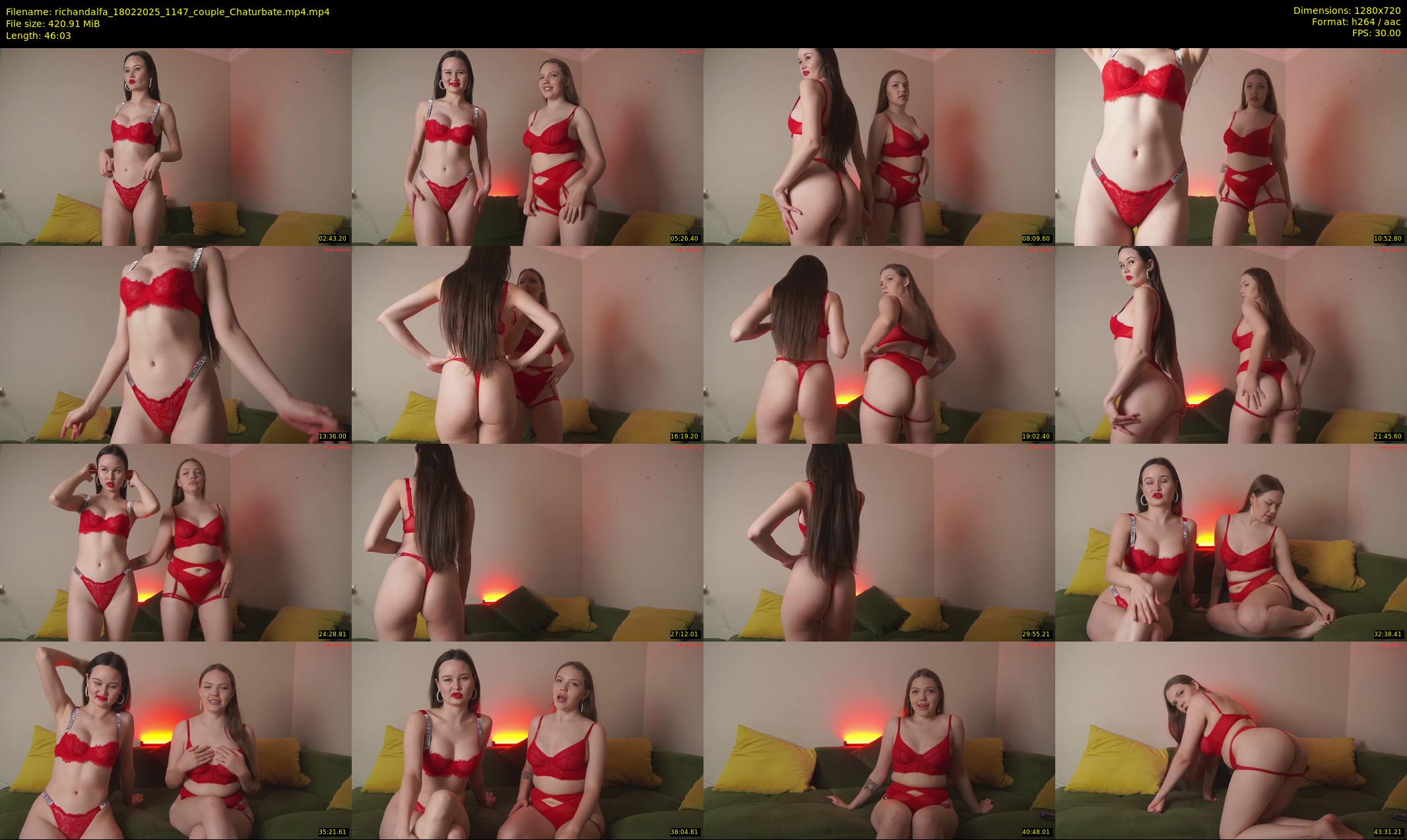 richandalfa — 47 minute Chaturbate couple cam show recording, 720p, Feb 18, 2025