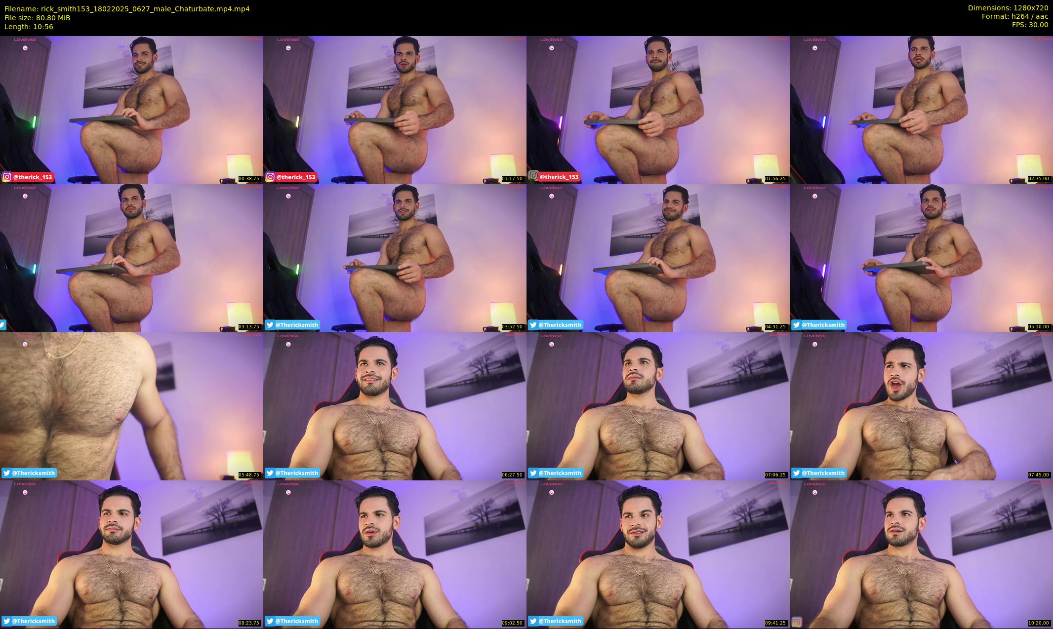 rick_smith153 — 11 minute Chaturbate male cam show recording, 720p, Feb 18, 2025