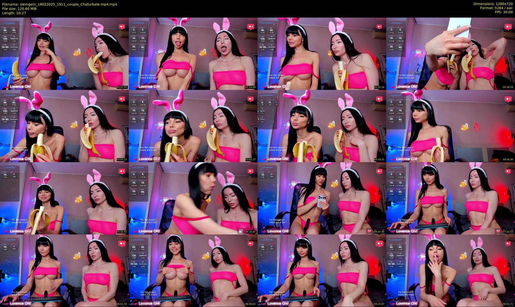 slemgem — 11 minute Chaturbate couple cam show recording, 720p, Feb 18, 2025