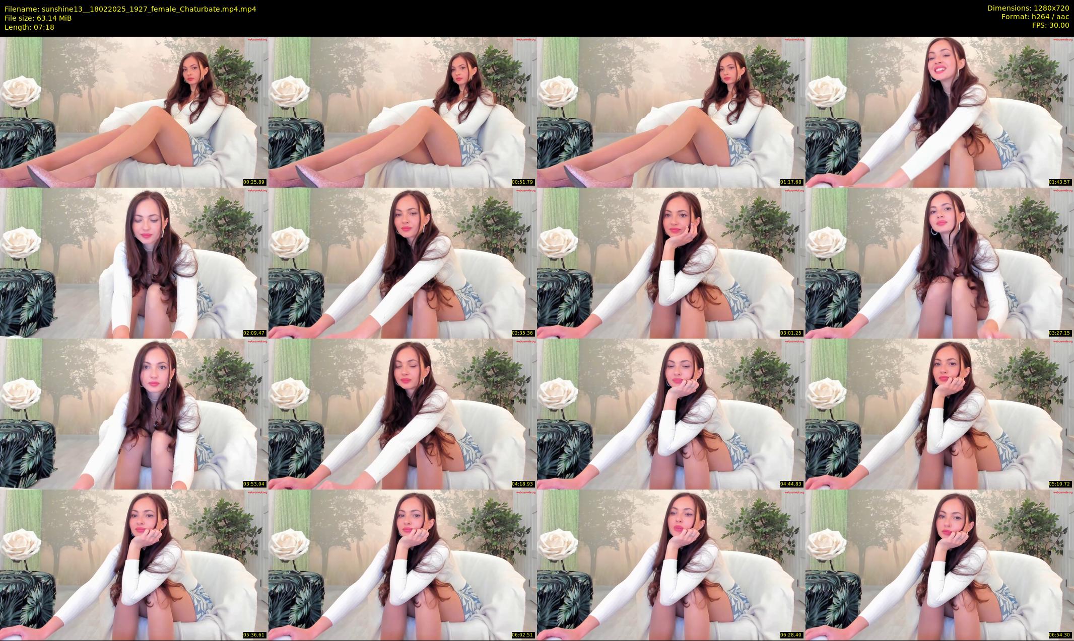 sunshine13_ — 8 minute Chaturbate female cam show recording, 720p, Feb 18, 2025