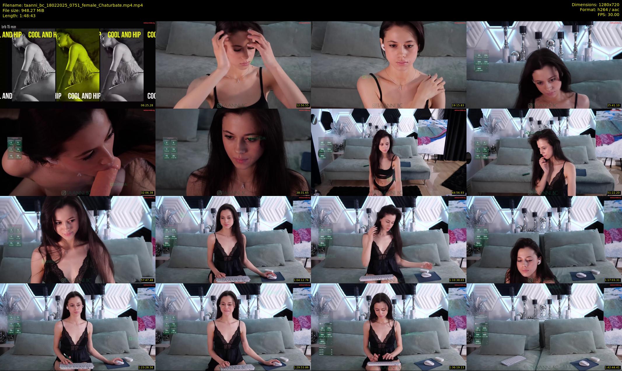 taanni_bc — 109 minute Chaturbate female cam show recording, 720p, Feb 18, 2025