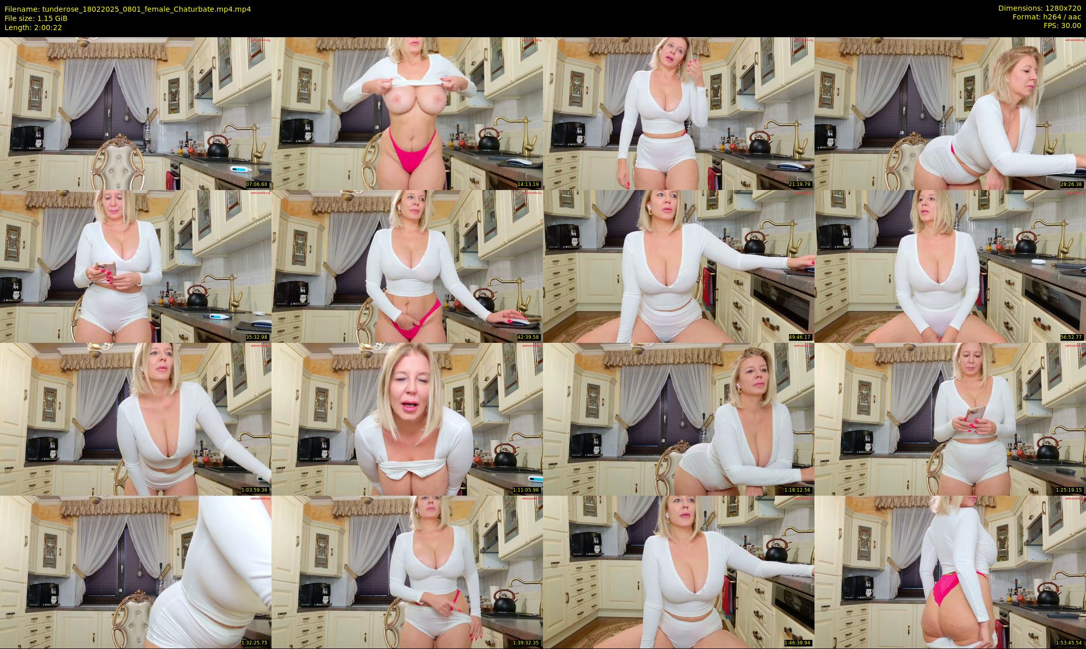 tunderose — 121 minute Chaturbate female cam show recording, 720p, Feb 18, 2025