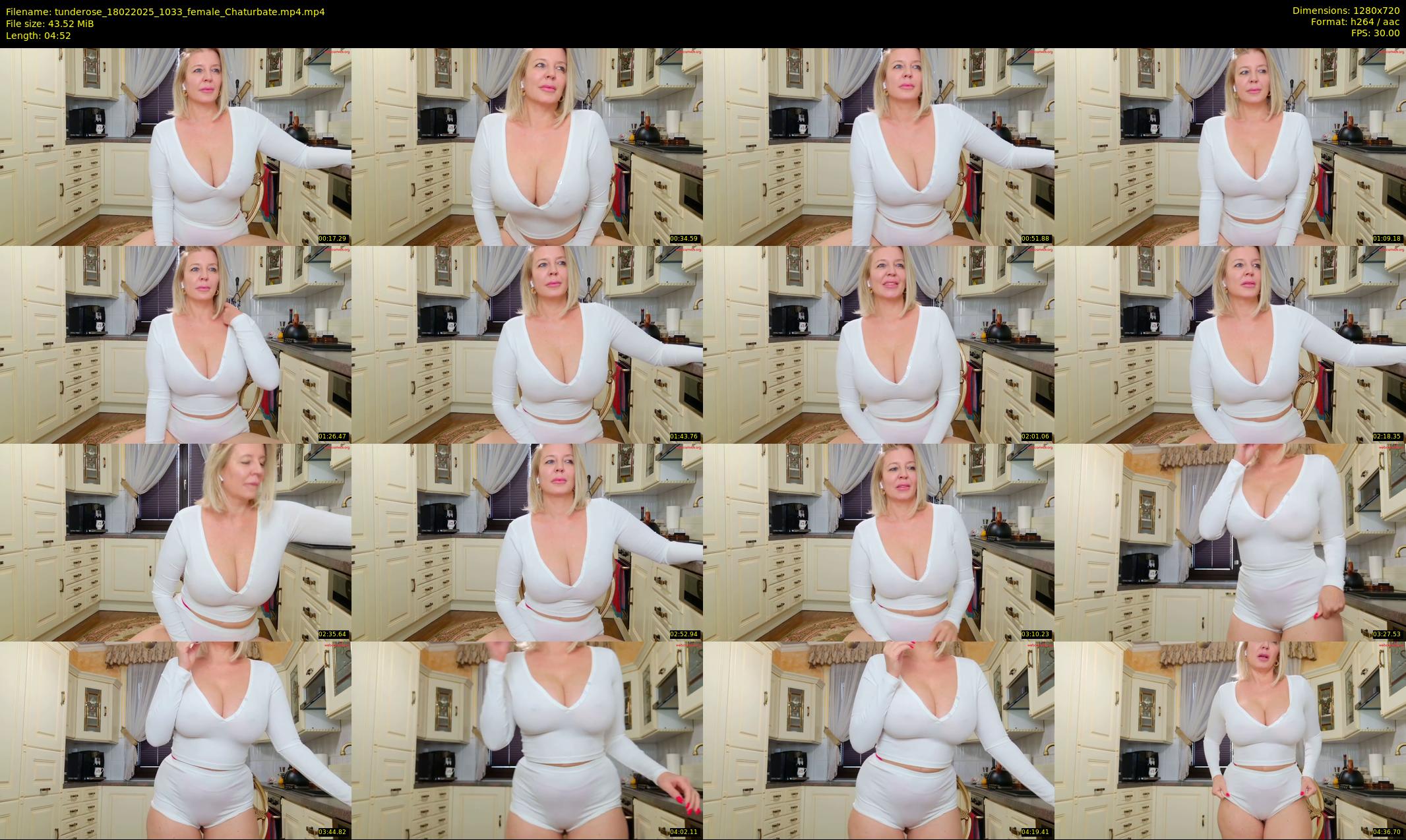 tunderose — 5 minute Chaturbate female cam show recording, 720p, Feb 18, 2025