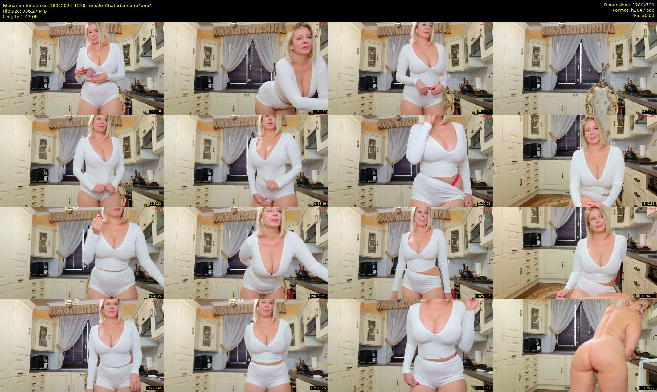 tunderose — 104 minute Chaturbate female cam show recording, 720p, Feb 18, 2025