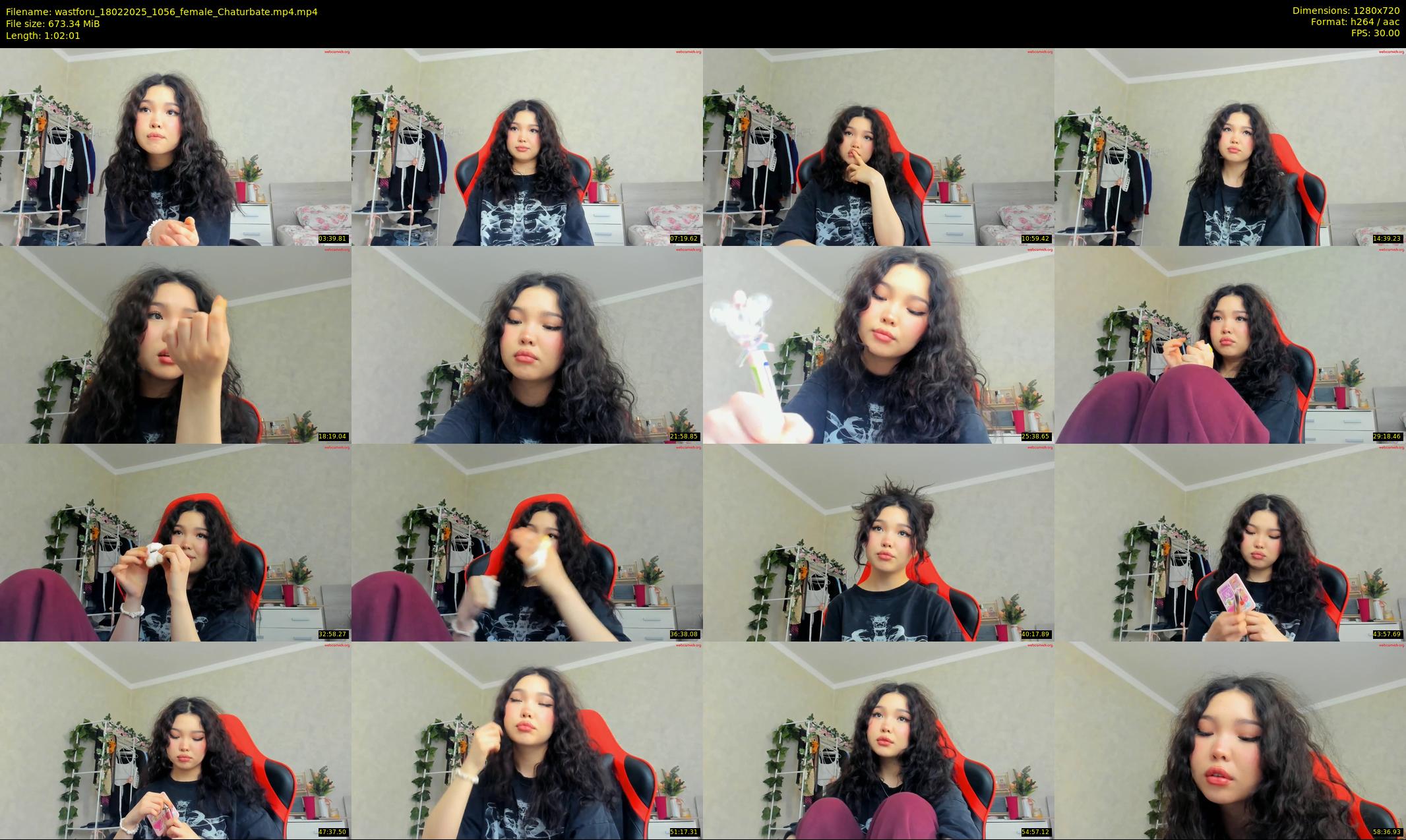 wastforu — 63 minute Chaturbate female cam show recording, 720p, Feb 18, 2025