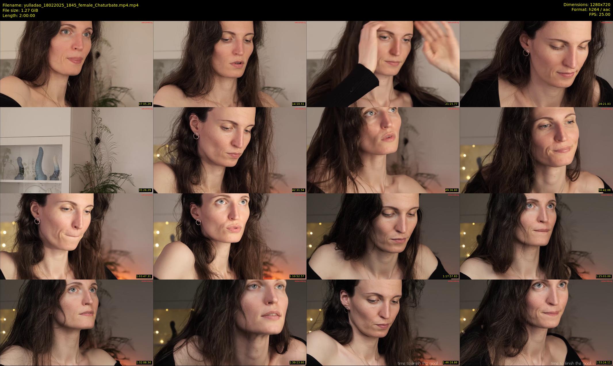 yulladao — 120 minute Chaturbate female cam show recording, 720p, Feb 18, 2025