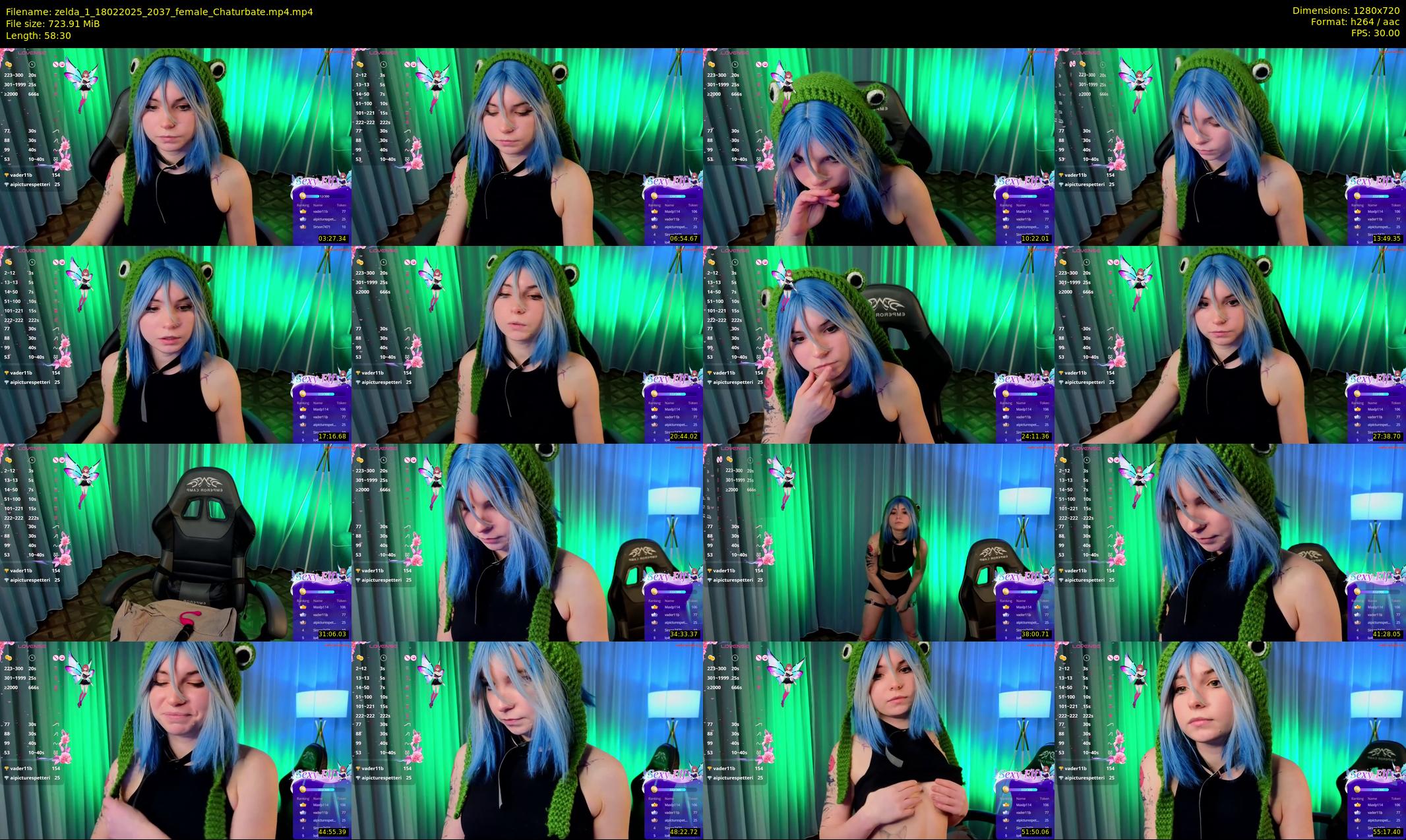 zelda_1 — 59 minute Chaturbate female cam show recording, 720p, Feb 18, 2025