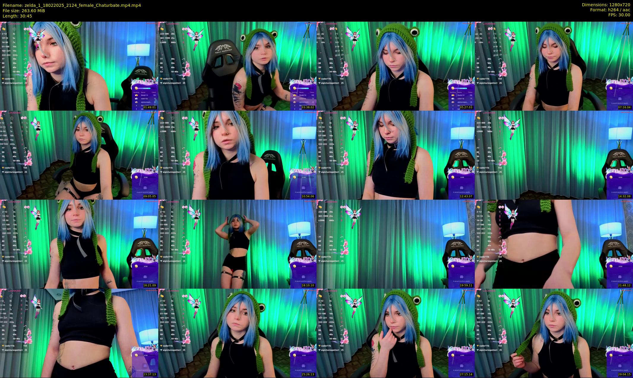 zelda_1 — 31 minute Chaturbate female cam show recording, 720p, Feb 18, 2025