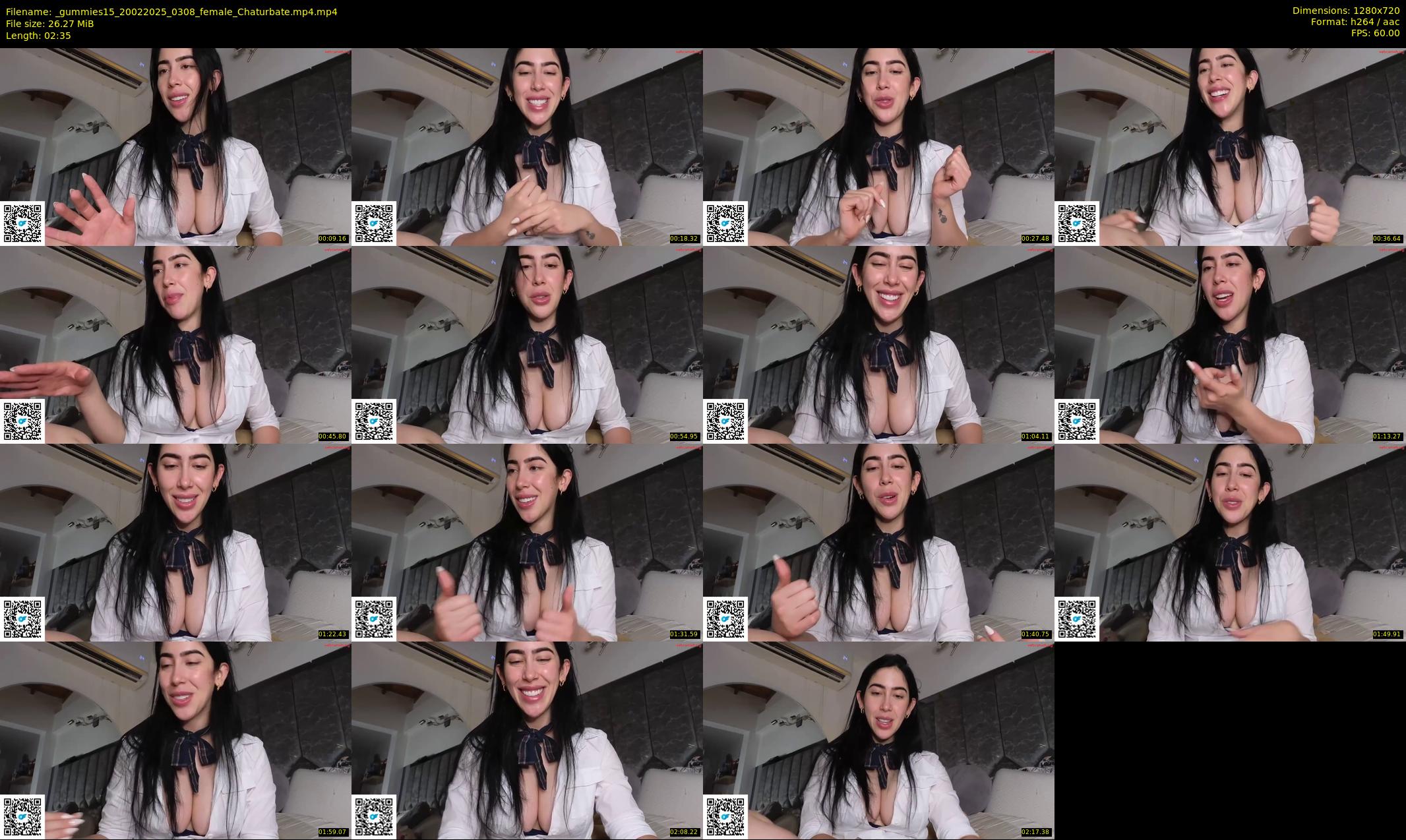 _gummies15 — 3 minute Chaturbate female cam show recording, 720p, Feb 20, 2025