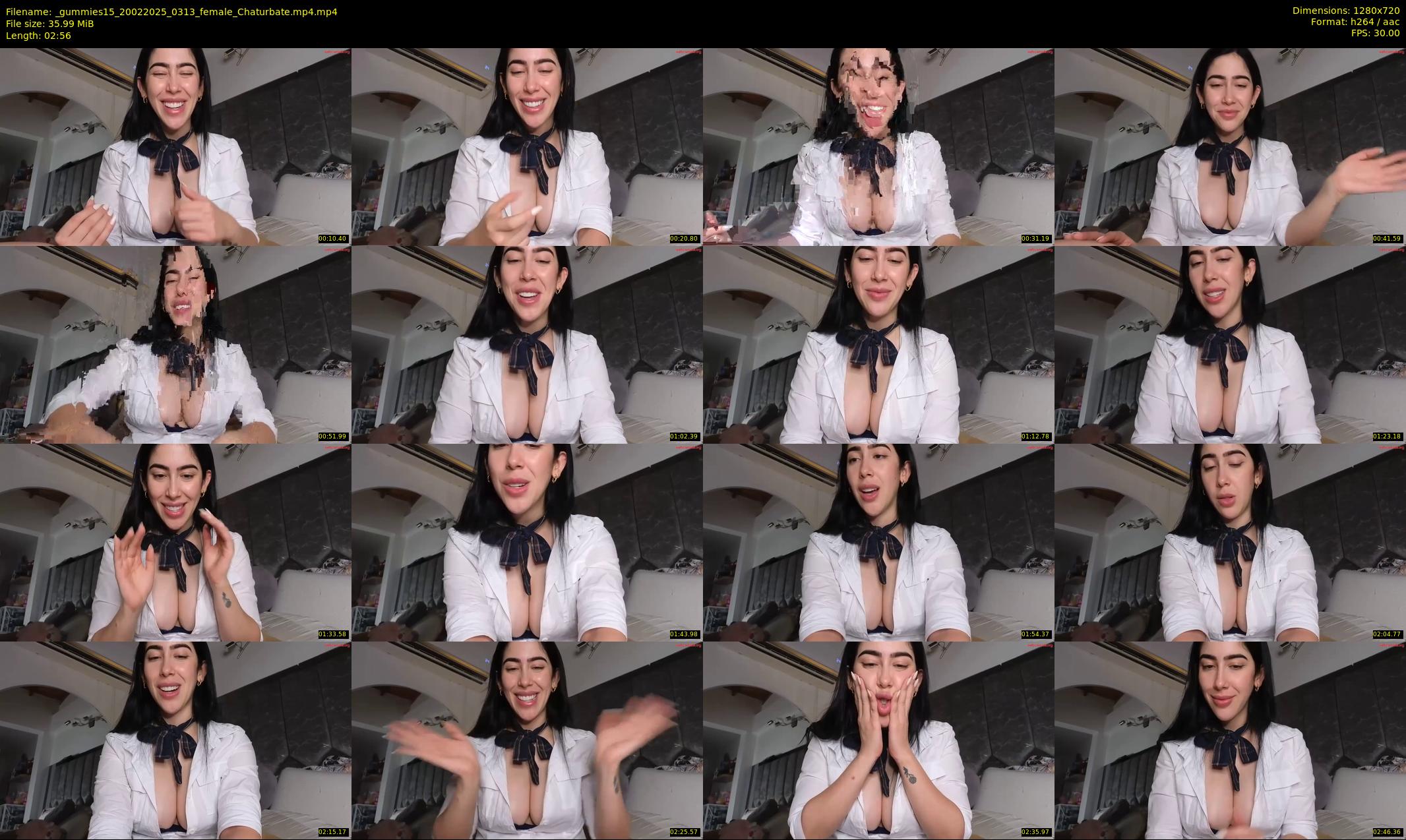 _gummies15 — 3 minute Chaturbate female cam show recording, 720p, Feb 20, 2025