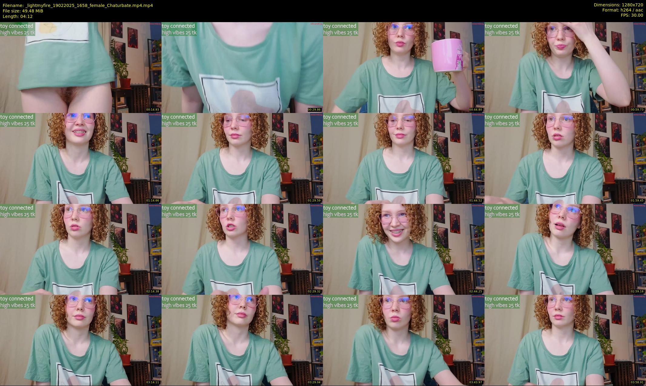 _lightmyfire — 5 minute Chaturbate female cam show recording, 720p, Feb 19, 2025