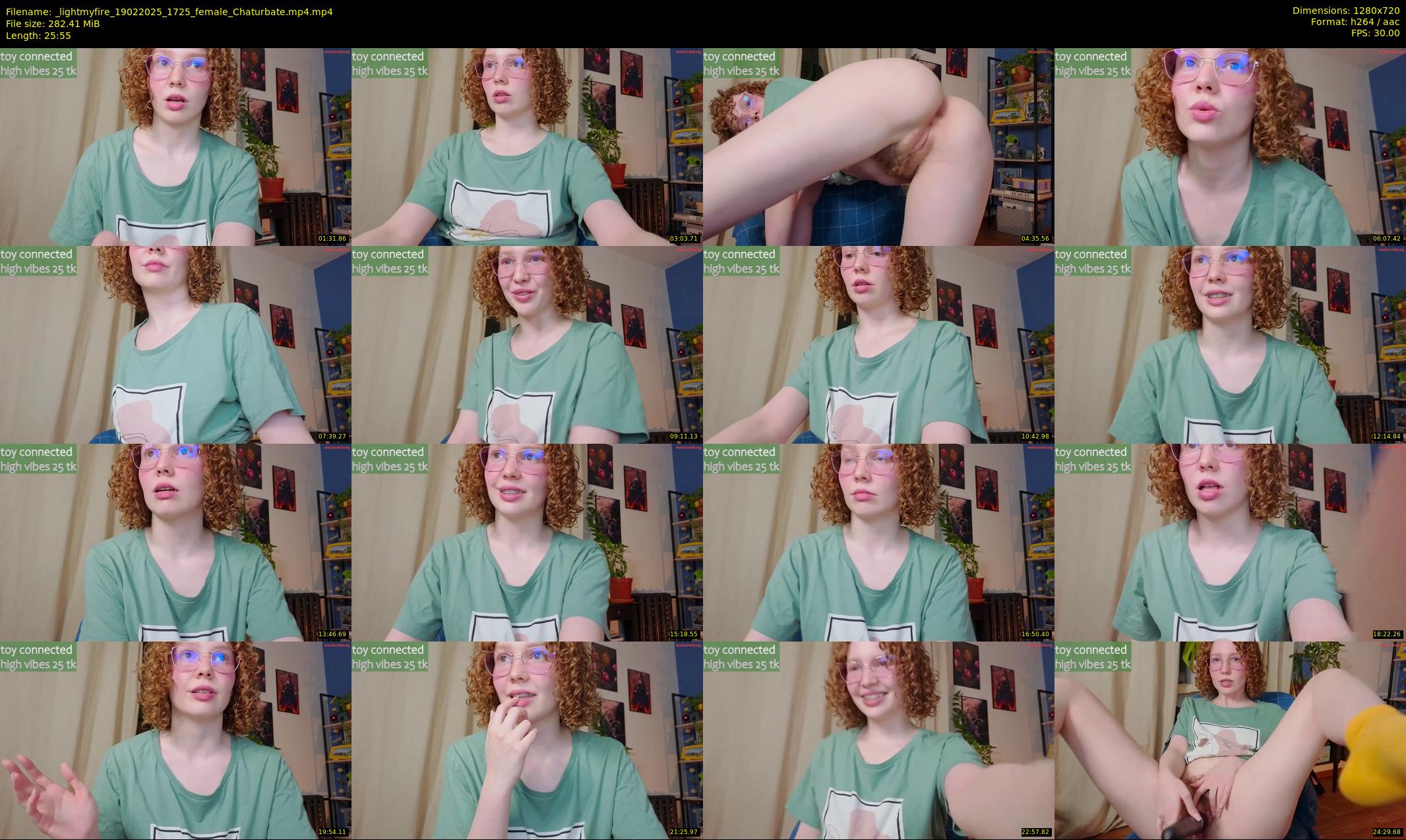 _lightmyfire — 26 minute Chaturbate female cam show recording, 720p, Feb 19, 2025