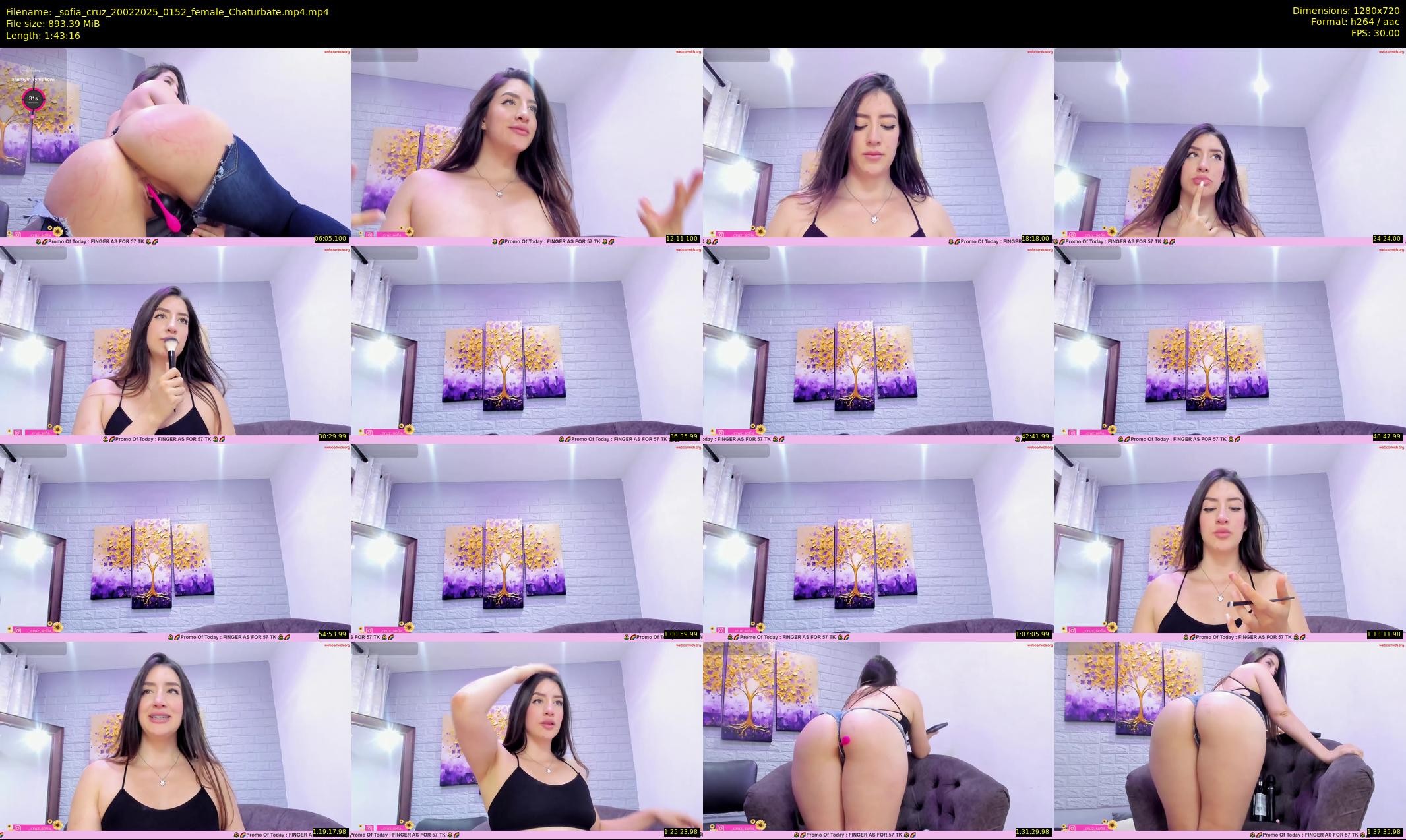_sofia_cruz — 104 minute Chaturbate female cam show recording, 720p, Feb 20, 2025