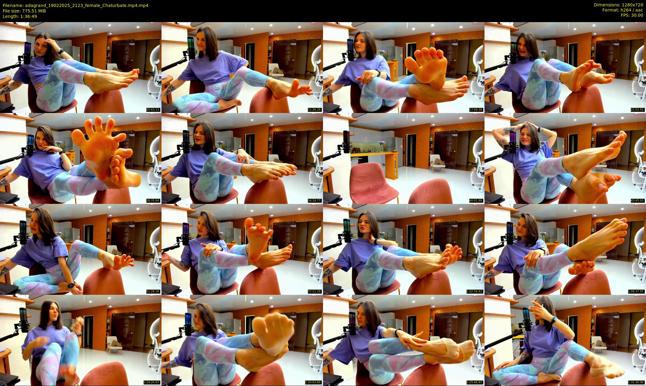 adagrand — 97 minute Chaturbate female cam show recording, 720p, Feb 19, 2025