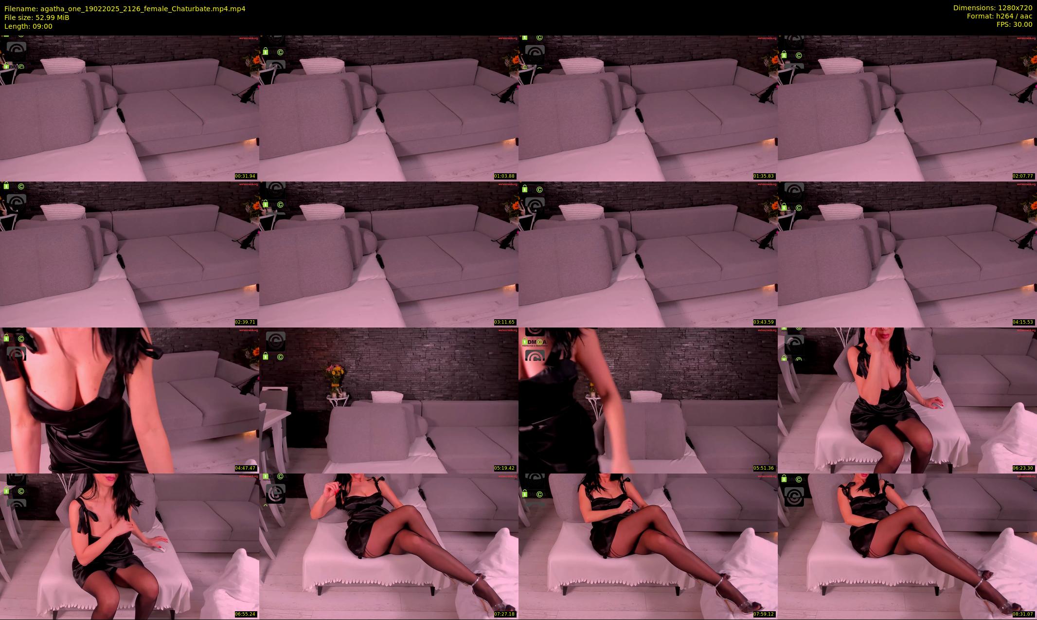 agatha_one — 9 minute Chaturbate female cam show recording, 720p, Feb 19, 2025