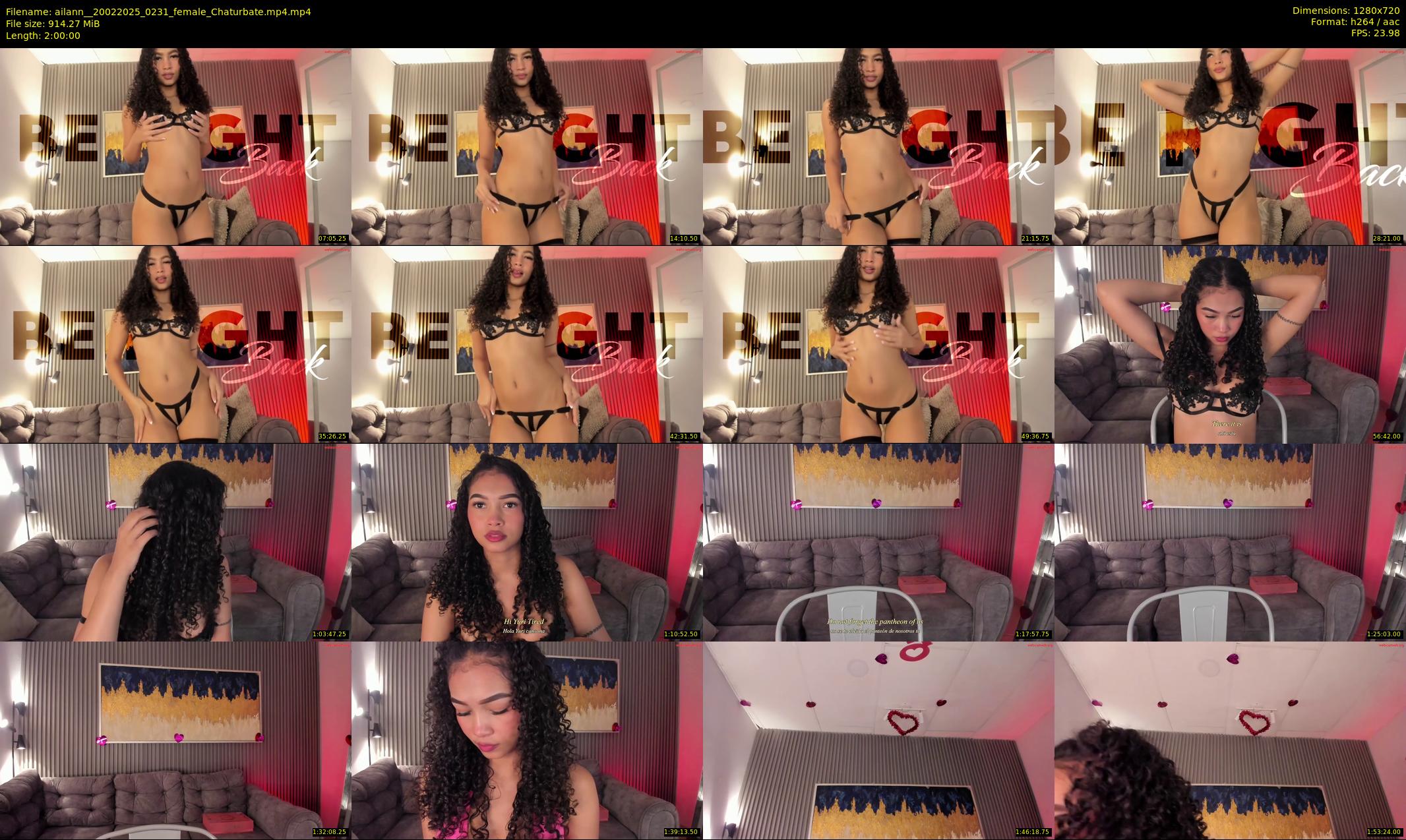 ailann_ — 120 minute Chaturbate female cam show recording, 720p, Feb 20, 2025
