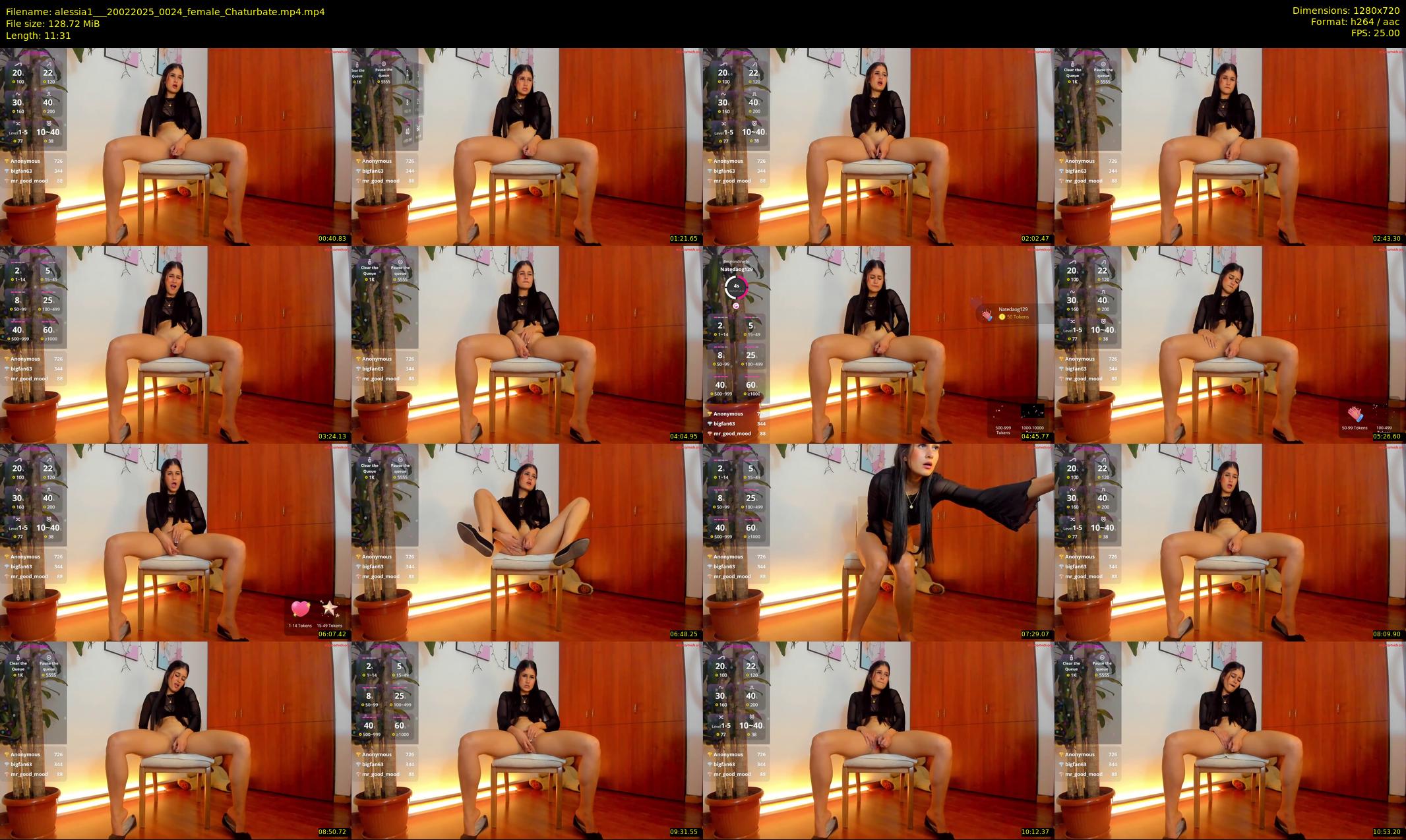 alessia1__ — 12 minute Chaturbate female cam show recording, 720p, Feb 20, 2025