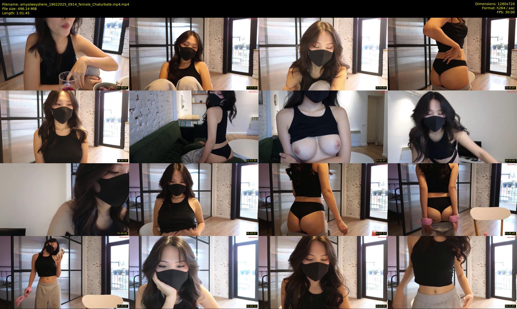 amyalwayshere — 62 minute Chaturbate female cam show recording, 720p, Feb 19, 2025