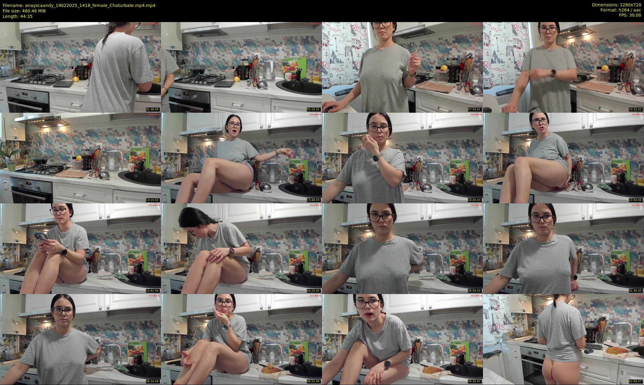 anayscaandy — 45 minute Chaturbate female cam show recording, 720p, Feb 19, 2025