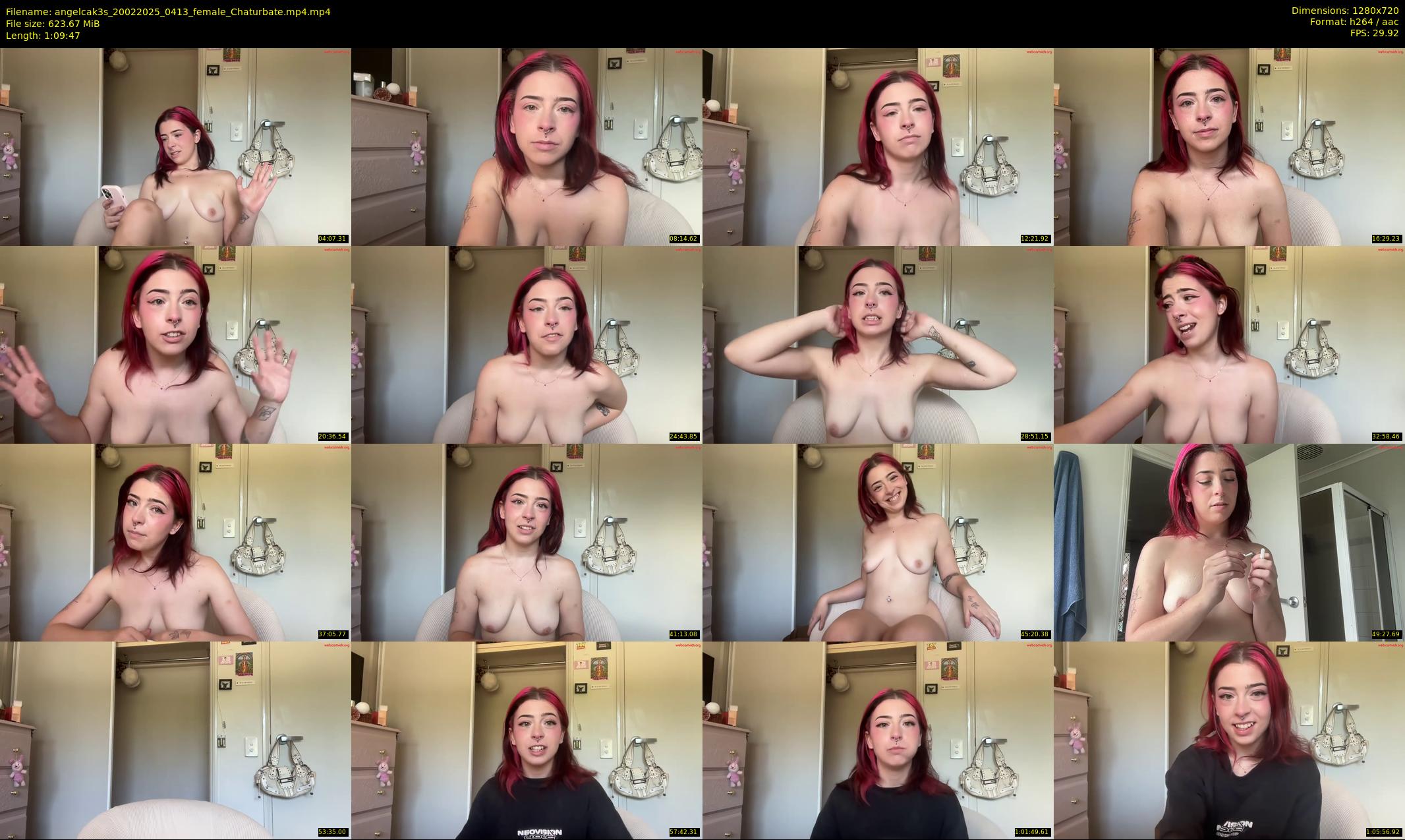 angelcak3s — 70 minute Chaturbate female cam show recording, 720p, Feb 20, 2025