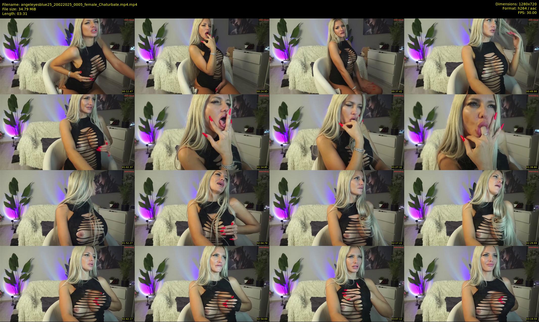 angeleyesblue25 — 4 minute Chaturbate female cam show recording, 720p, Feb 20, 2025