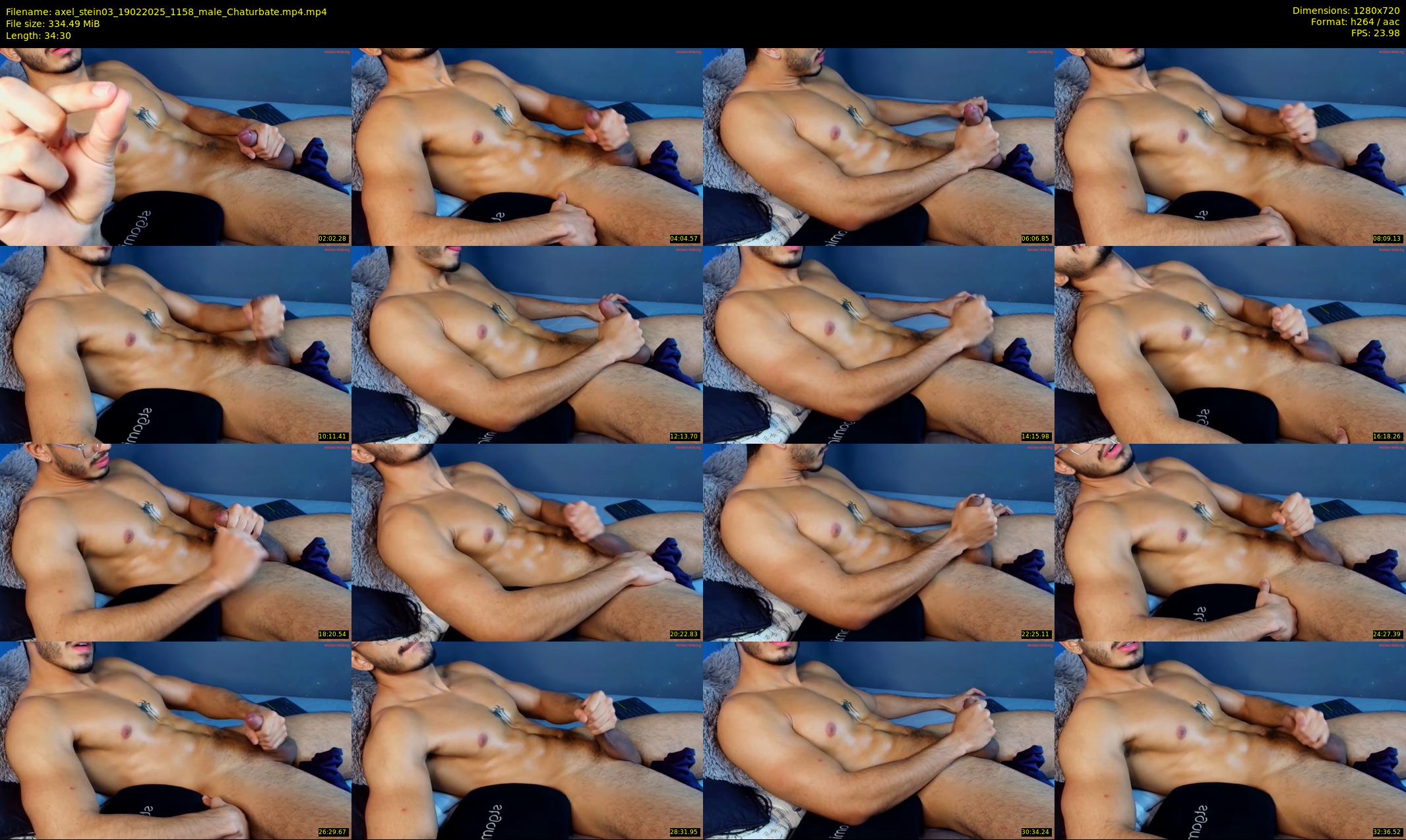 axel_stein03 — 35 minute Chaturbate male cam show recording, 720p, Feb 19, 2025