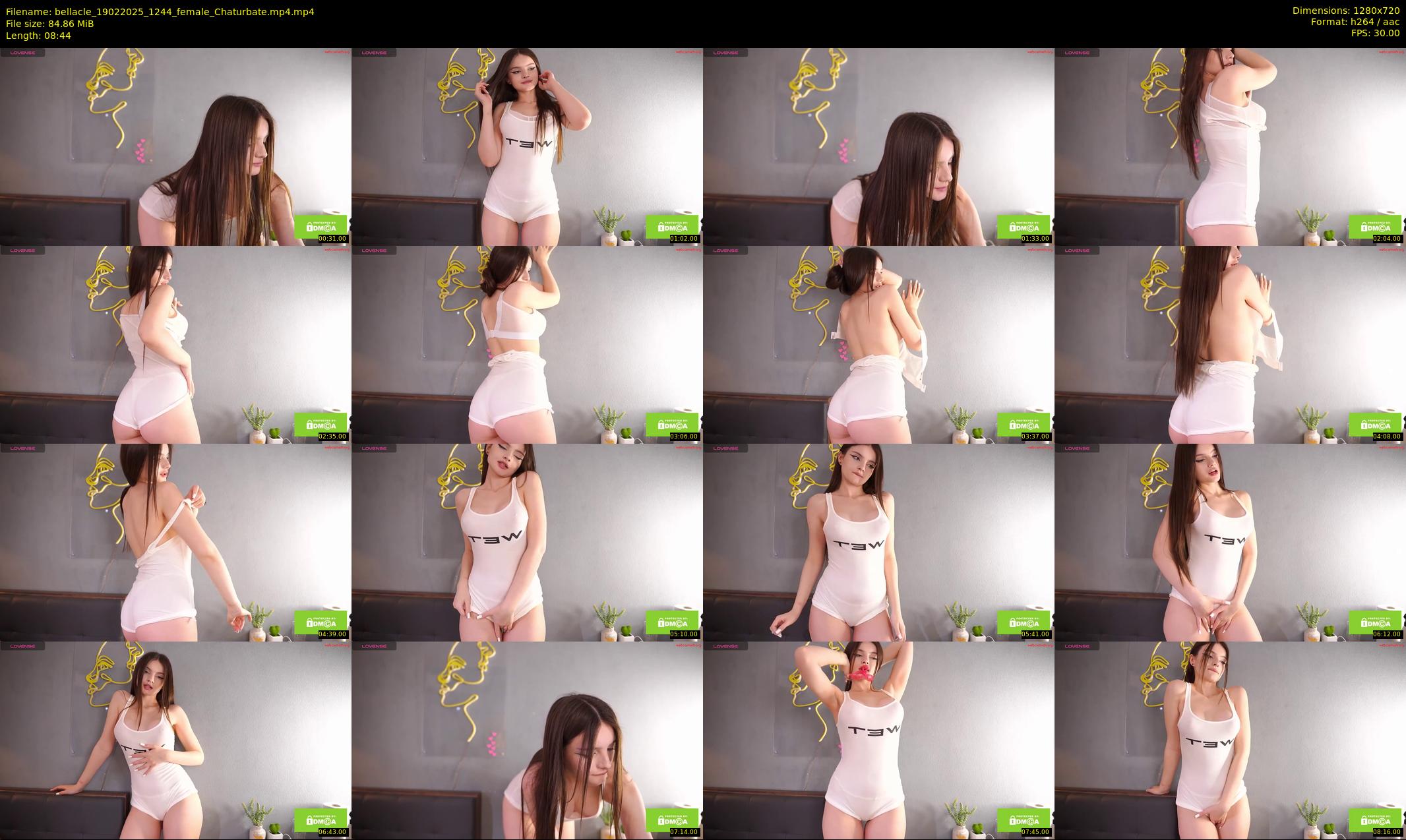 bellacle — 9 minute Chaturbate female cam show recording, 720p, Feb 19, 2025
