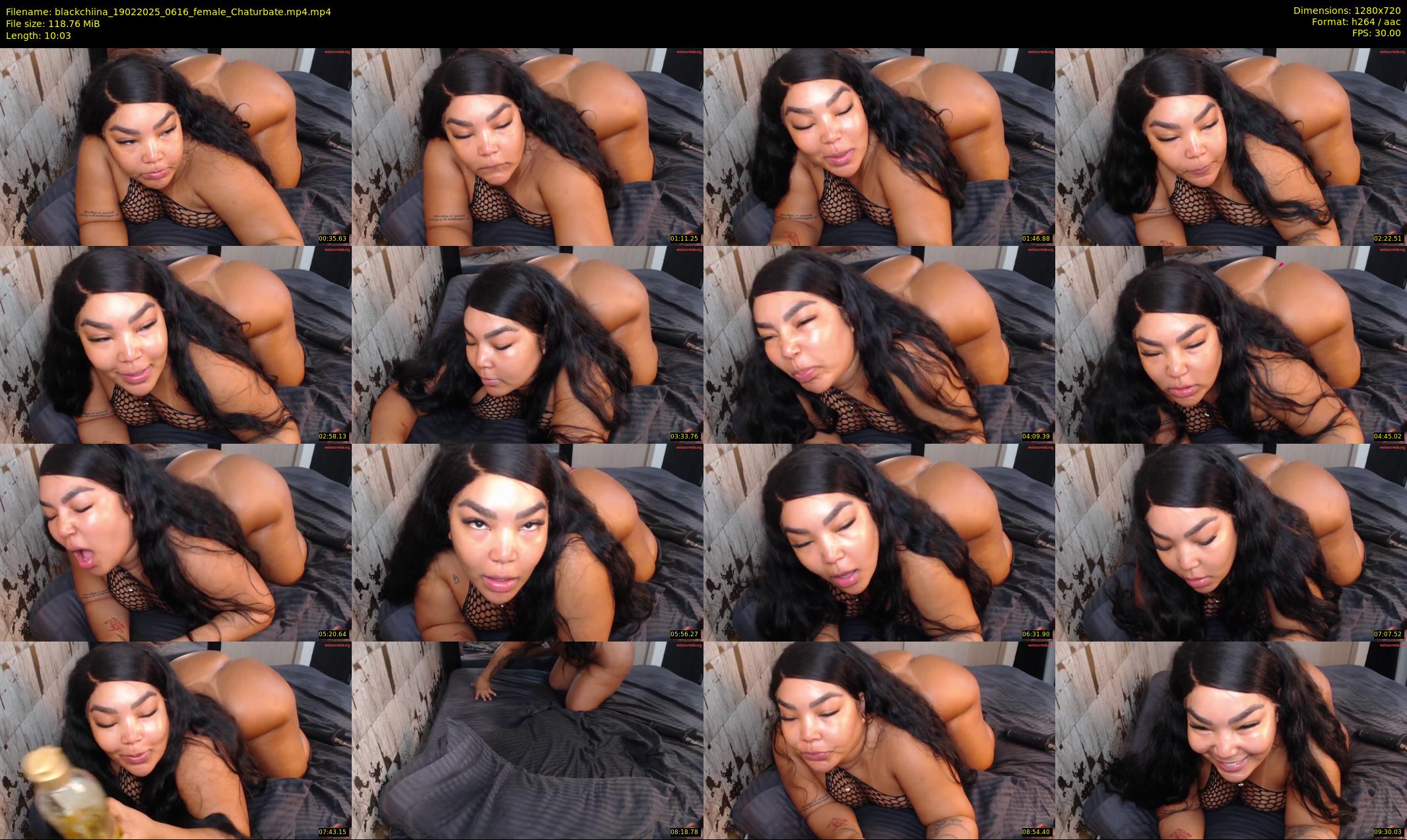 blackchiina — 11 minute Chaturbate female cam show recording, 720p, Feb 19, 2025
