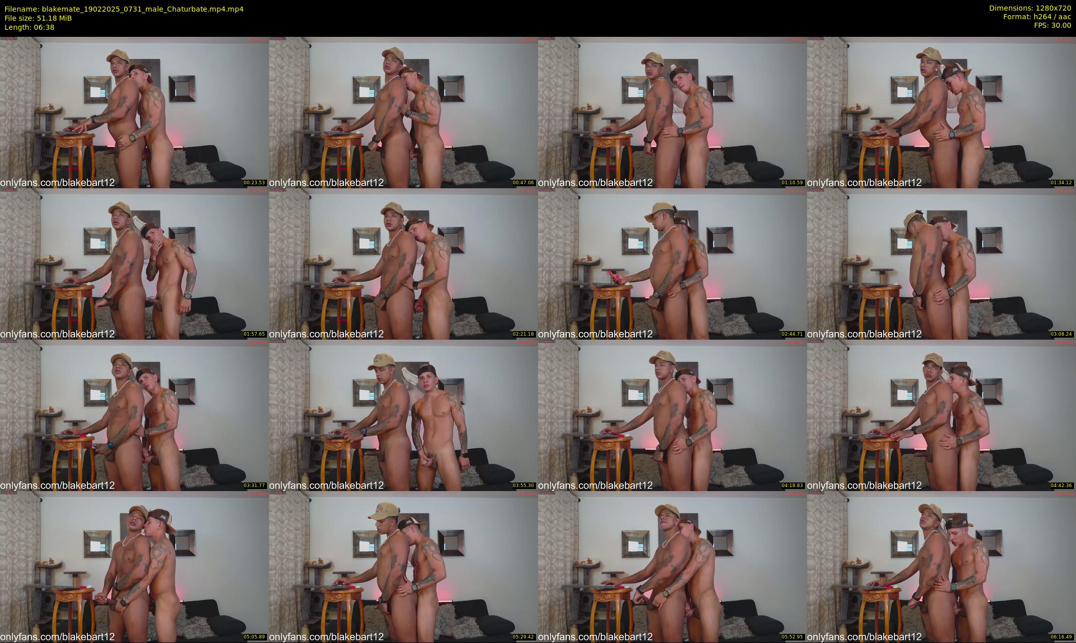 blakemate — 7 minute Chaturbate male cam show recording, 720p, Feb 19, 2025