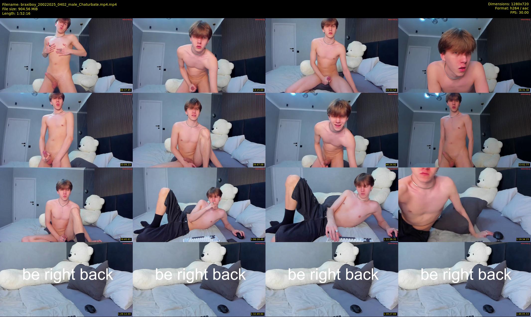 braxiboy — 113 minute Chaturbate male cam show recording, 720p, Feb 20, 2025