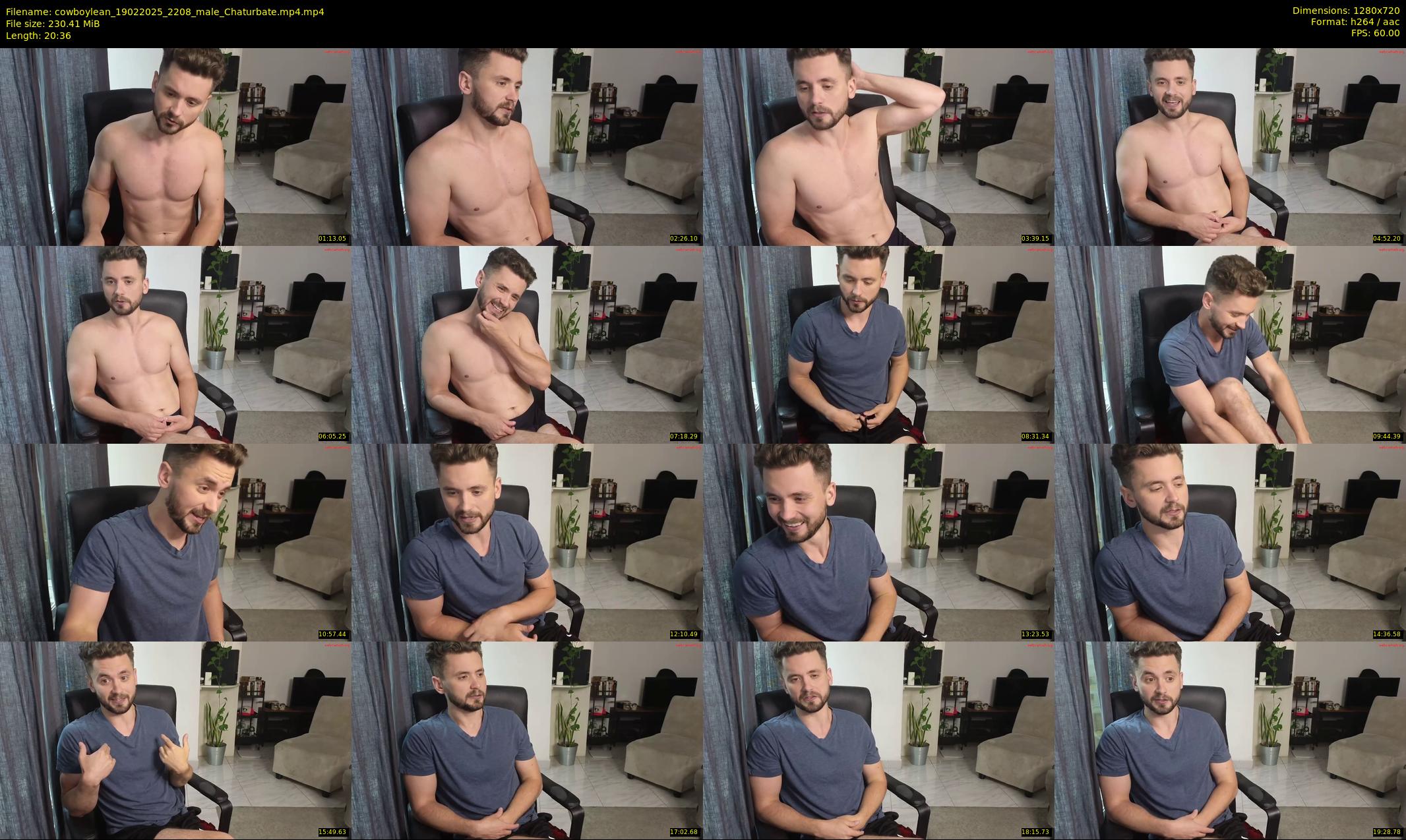 cowboylean — 21 minute Chaturbate male cam show recording, 720p, Feb 19, 2025