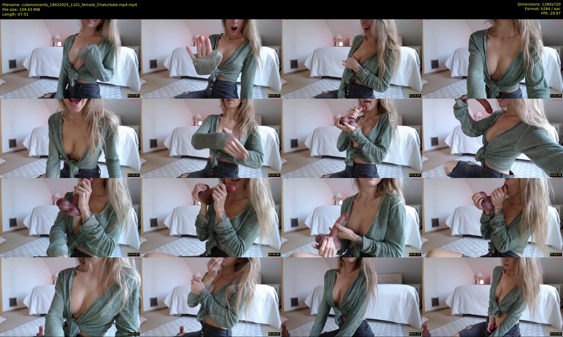 cutemoments — 8 minute Chaturbate female cam show recording, 720p, Feb 19, 2025
