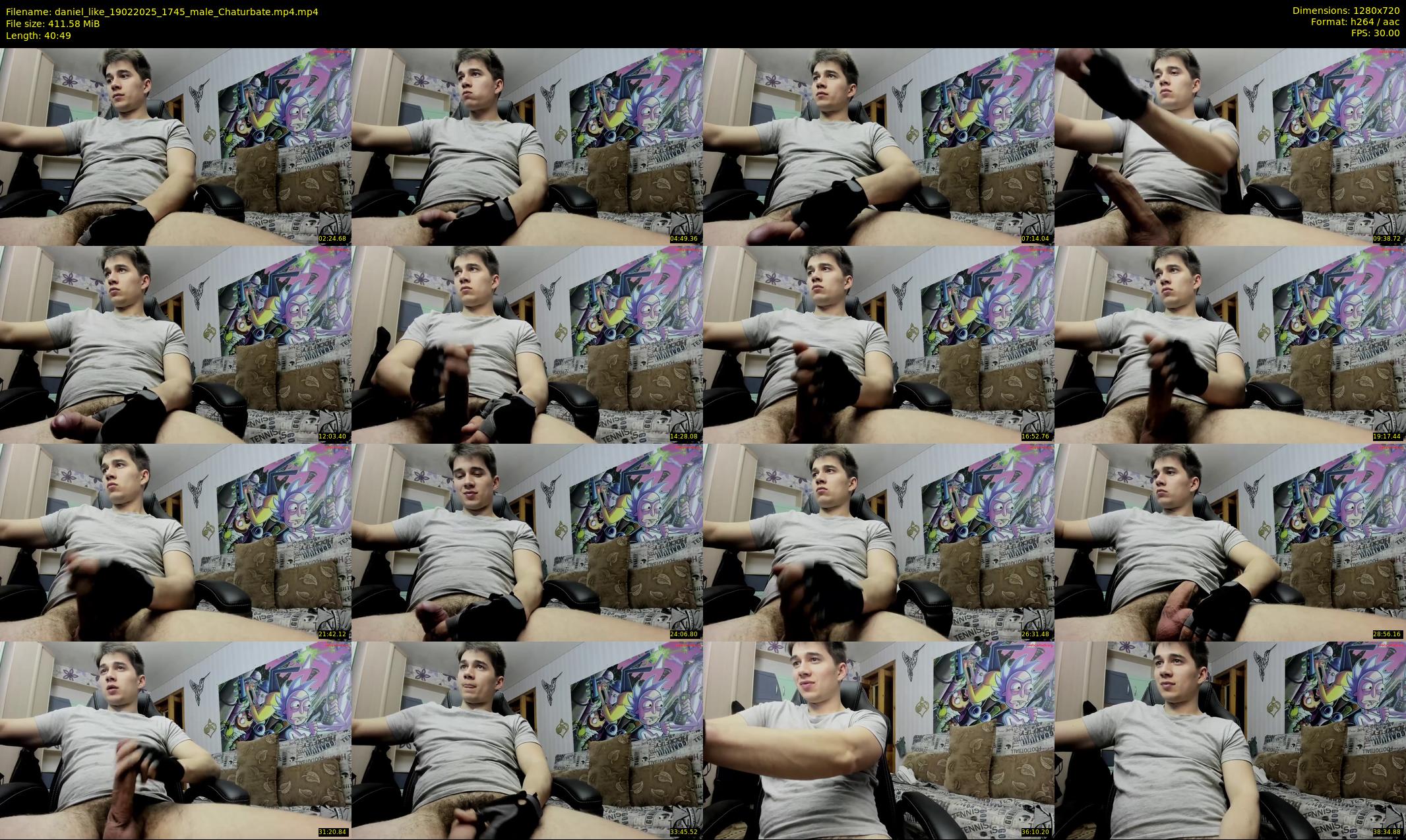daniel_like — 41 minute Chaturbate male cam show recording, 720p, Feb 19, 2025