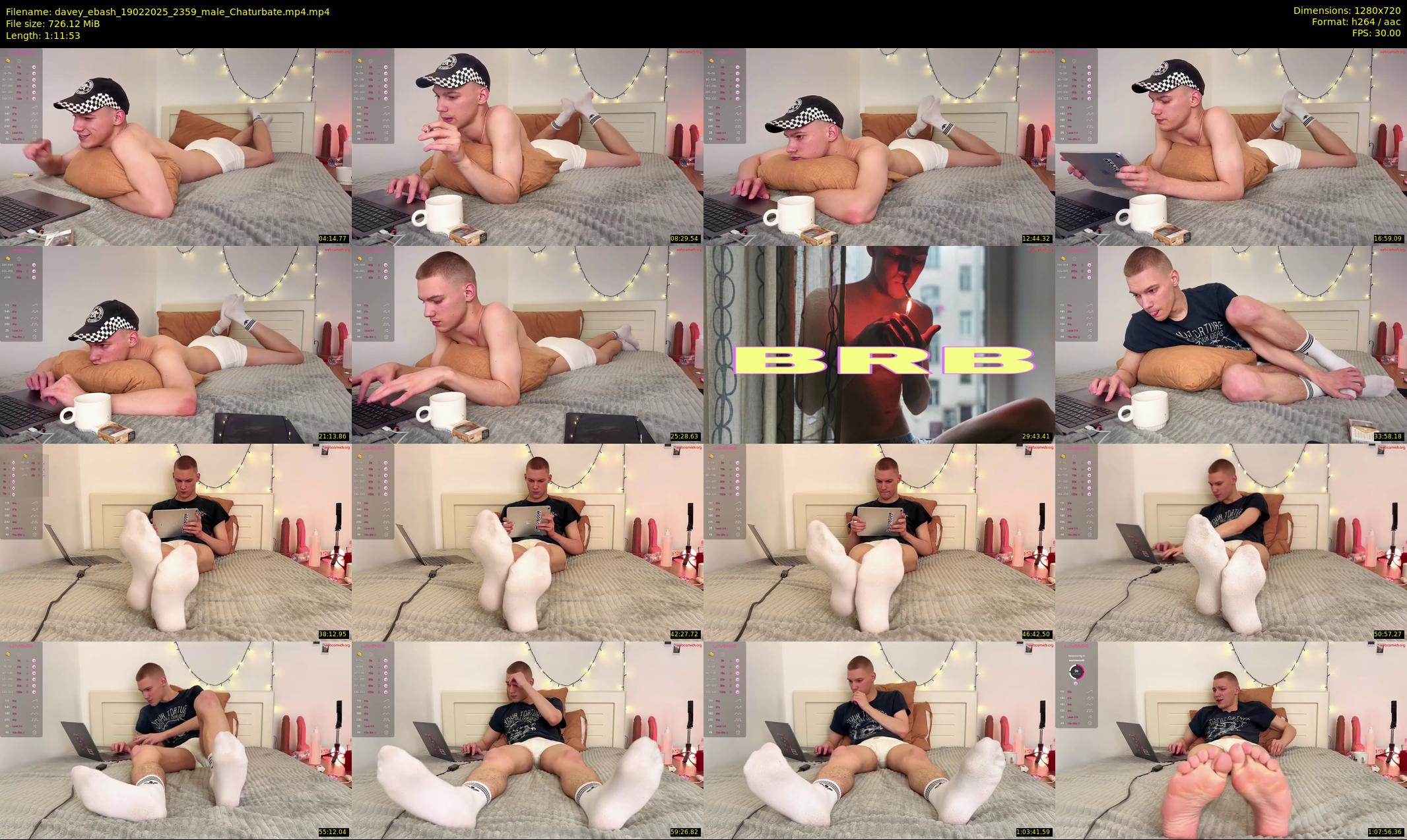 davey_ebash — 72 minute Chaturbate male cam show recording, 720p, Feb 19, 2025