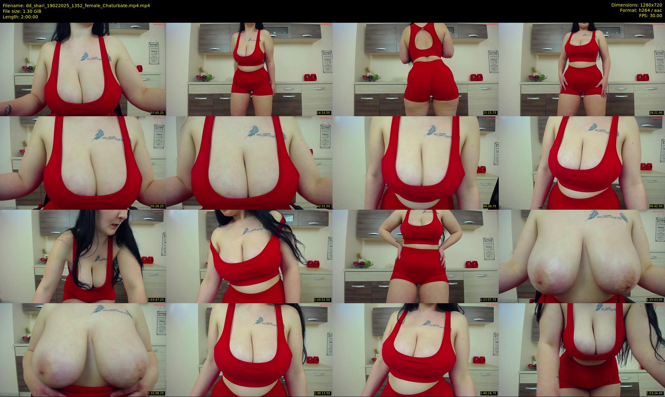 dd_shari — 120 minute Chaturbate female cam show recording, 720p, Feb 19, 2025