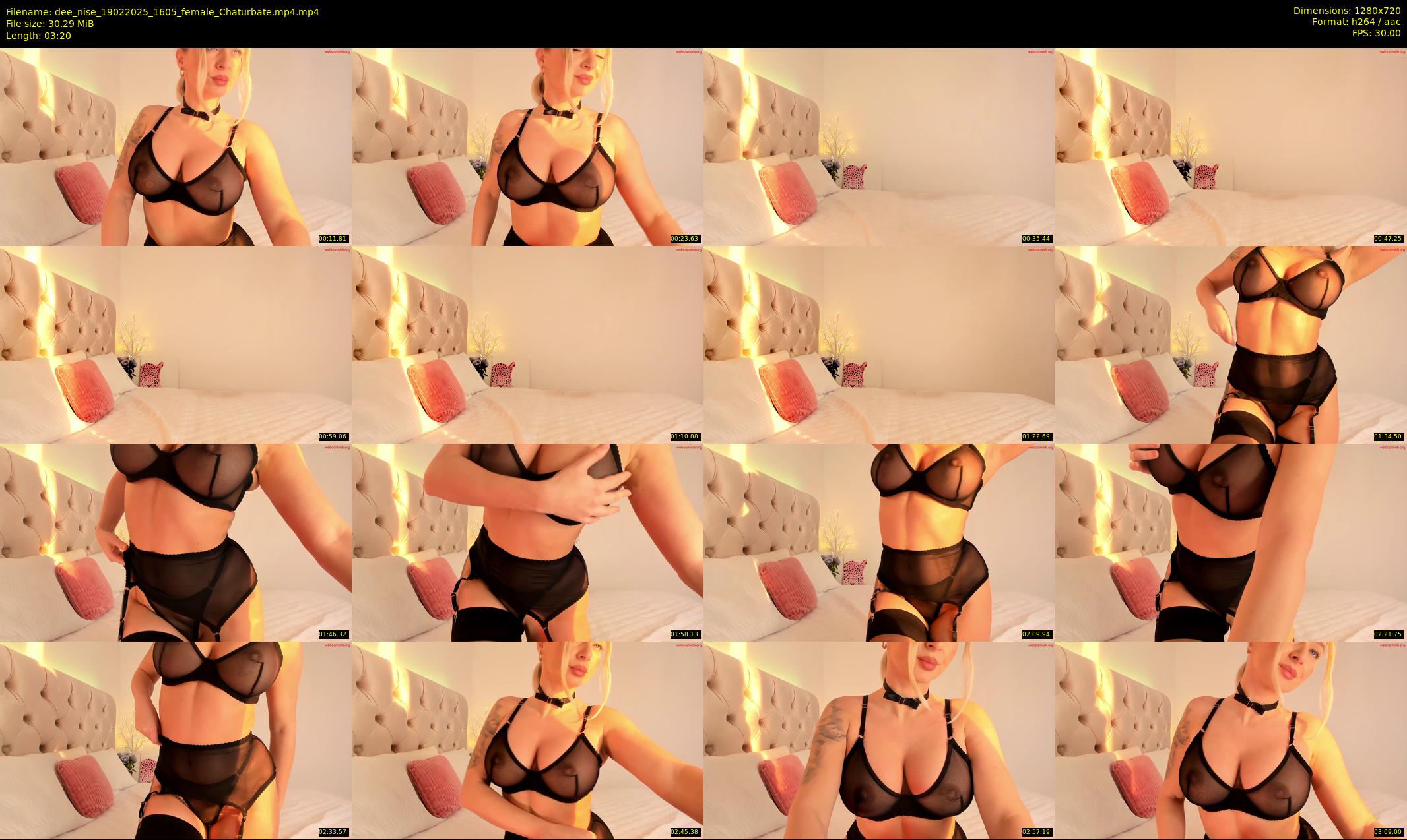 dee_nise — 4 minute Chaturbate female cam show recording, 720p, Feb 19, 2025