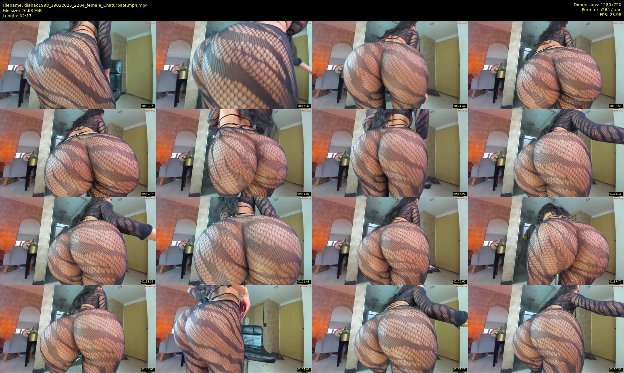 dianac1998 — 3 minute Chaturbate female cam show recording, 720p, Feb 19, 2025