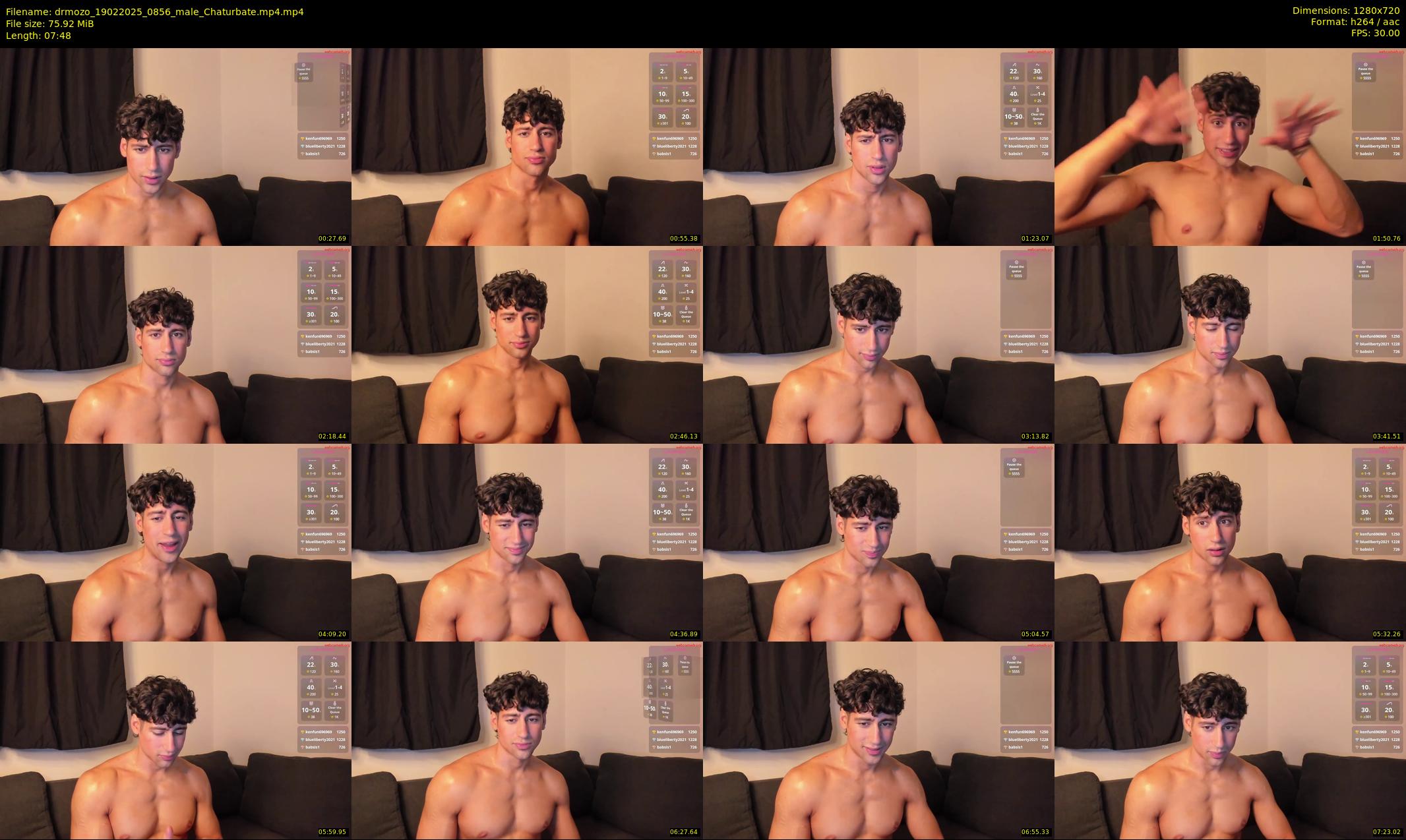 drmozo — 8 minute Chaturbate male cam show recording, 720p, Feb 19, 2025