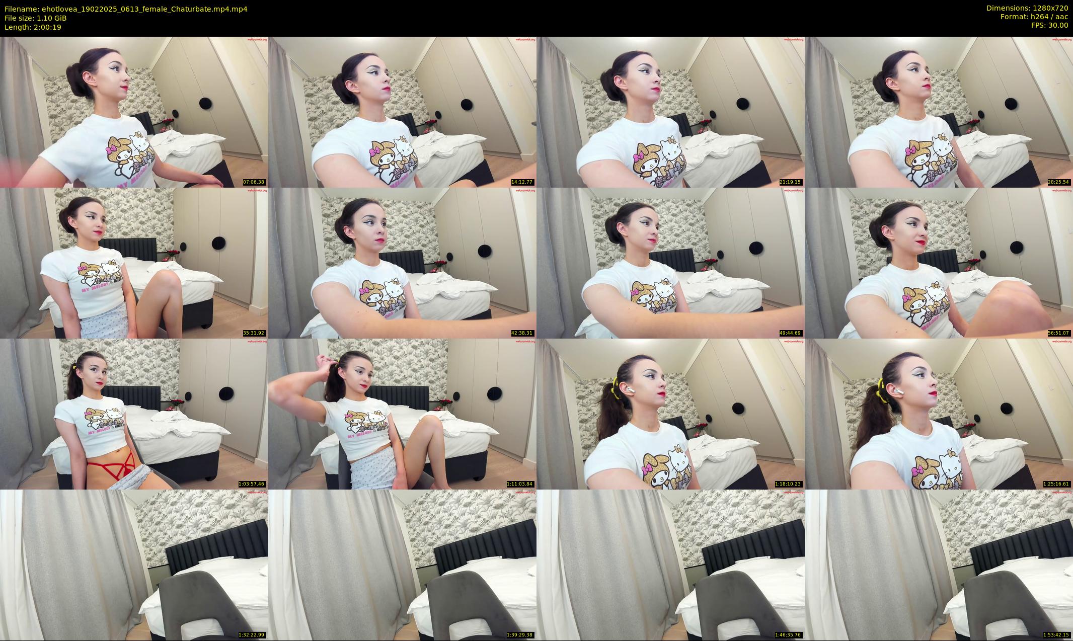 ehotlovea — 121 minute Chaturbate female cam show recording, 720p, Feb 19, 2025