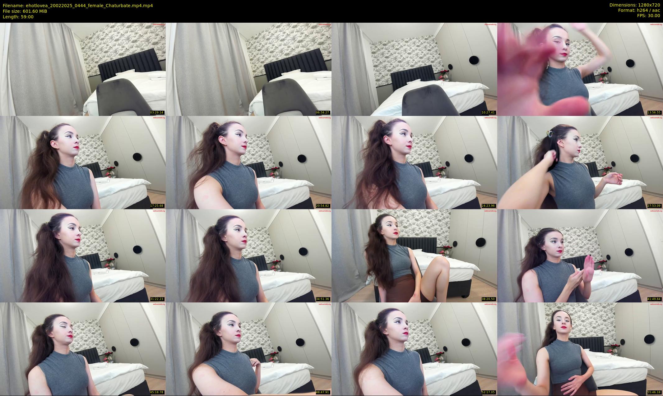 ehotlovea — 59 minute Chaturbate female cam show recording, 720p, Feb 20, 2025