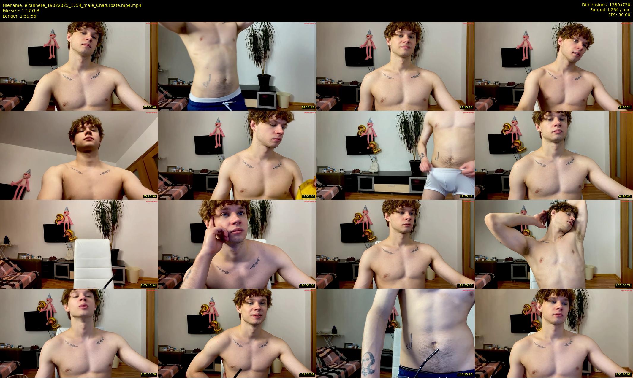 eitanhere — 120 minute Chaturbate male cam show recording, 720p, Feb 19, 2025